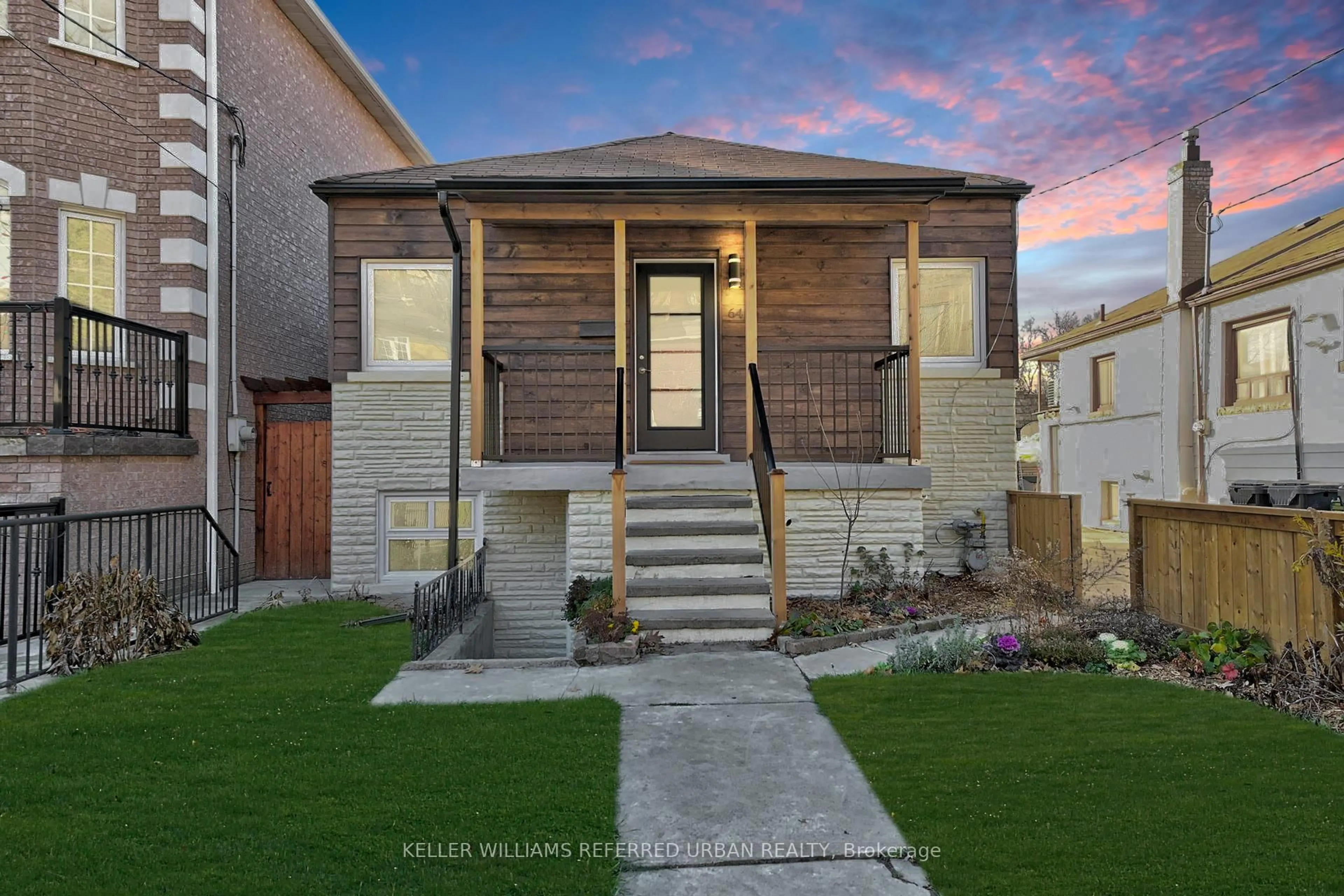 Home with brick exterior material, street for 64 Hilldale Rd, Toronto Ontario M6N 3Y2