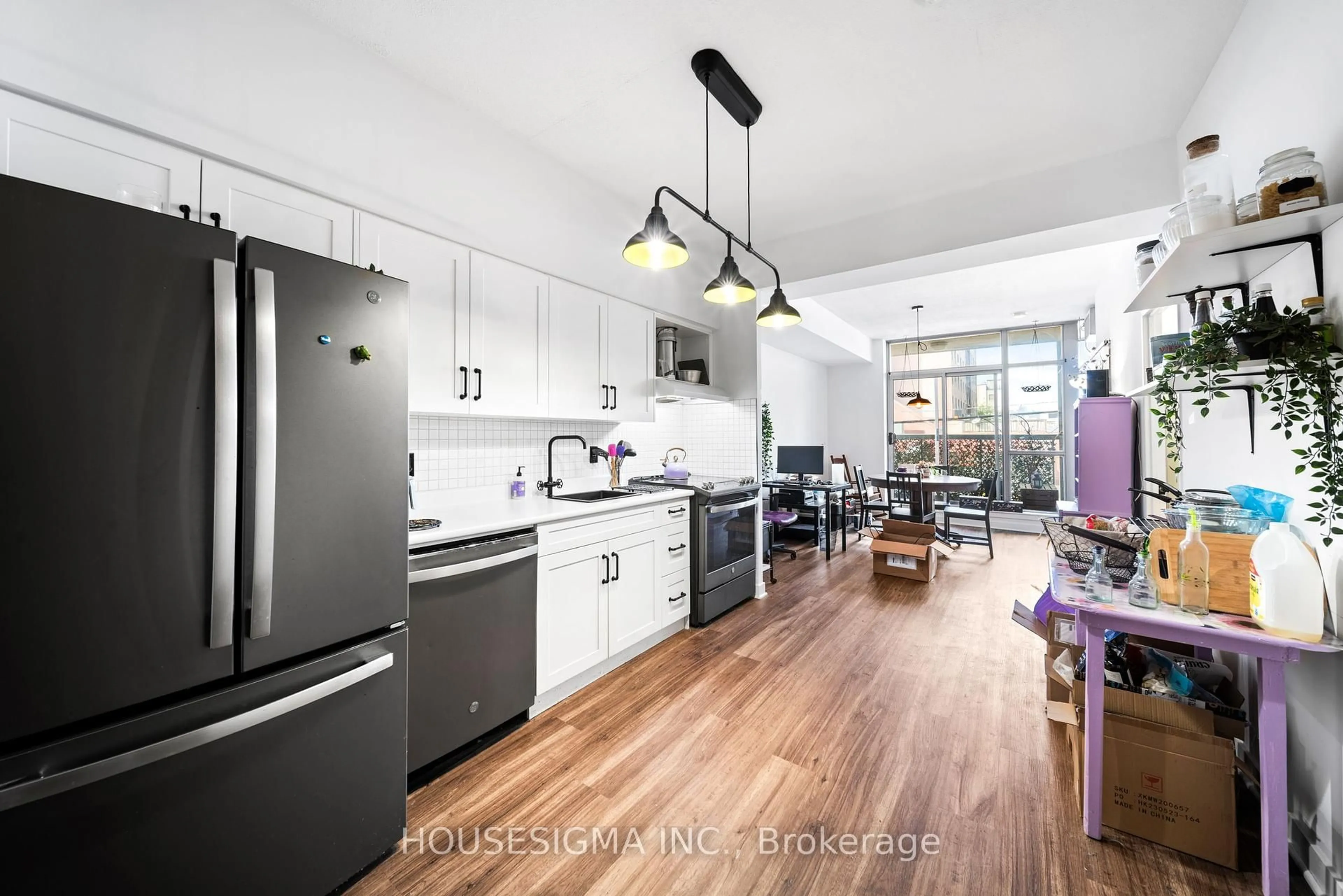 Open concept kitchen, unknown for 1375 Dupont St #210, Toronto Ontario M6H 4J8