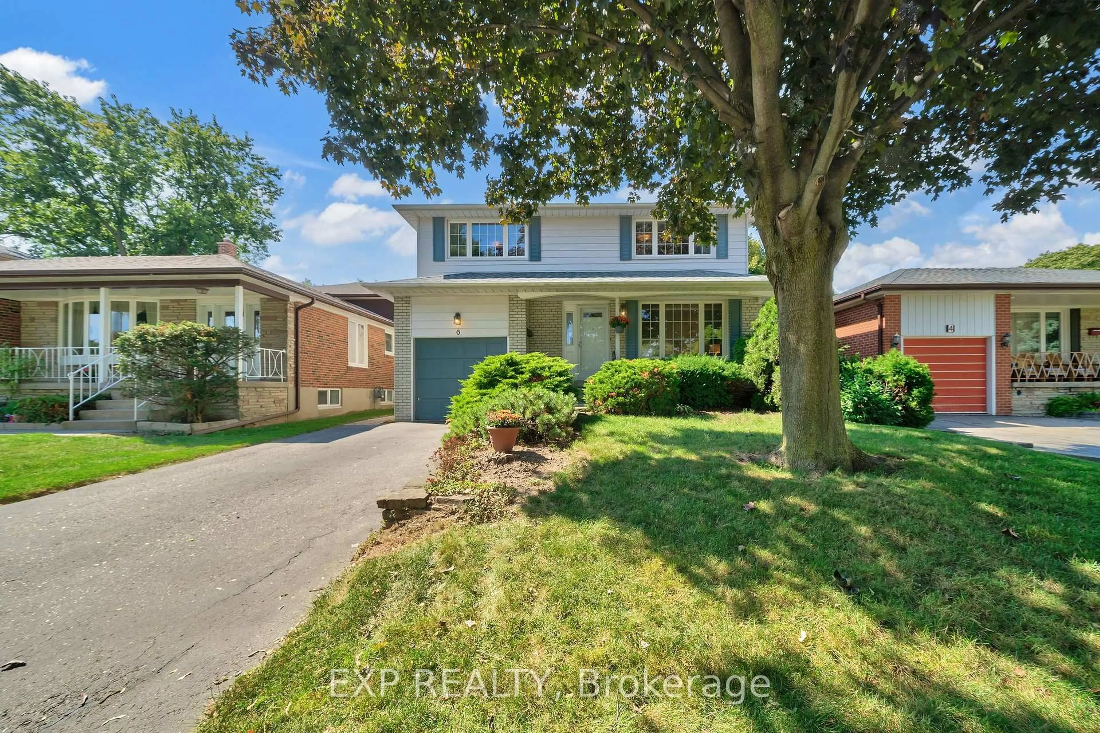 Home with brick exterior material, street for 6 Queensland Crt, Toronto Ontario M9C 4G8