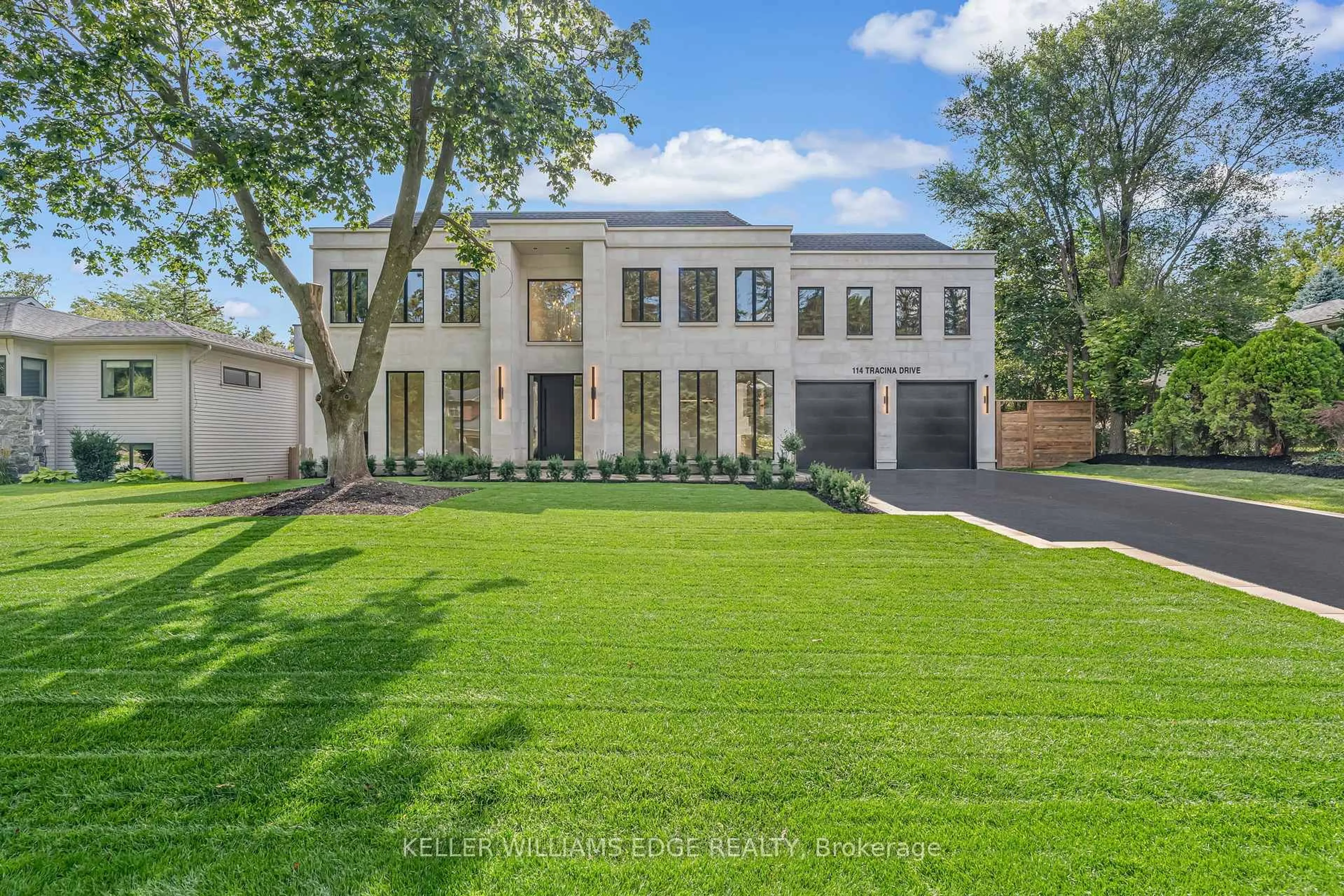 Home with brick exterior material, street for 114 Tracina Dr, Oakville Ontario L6L 4B7