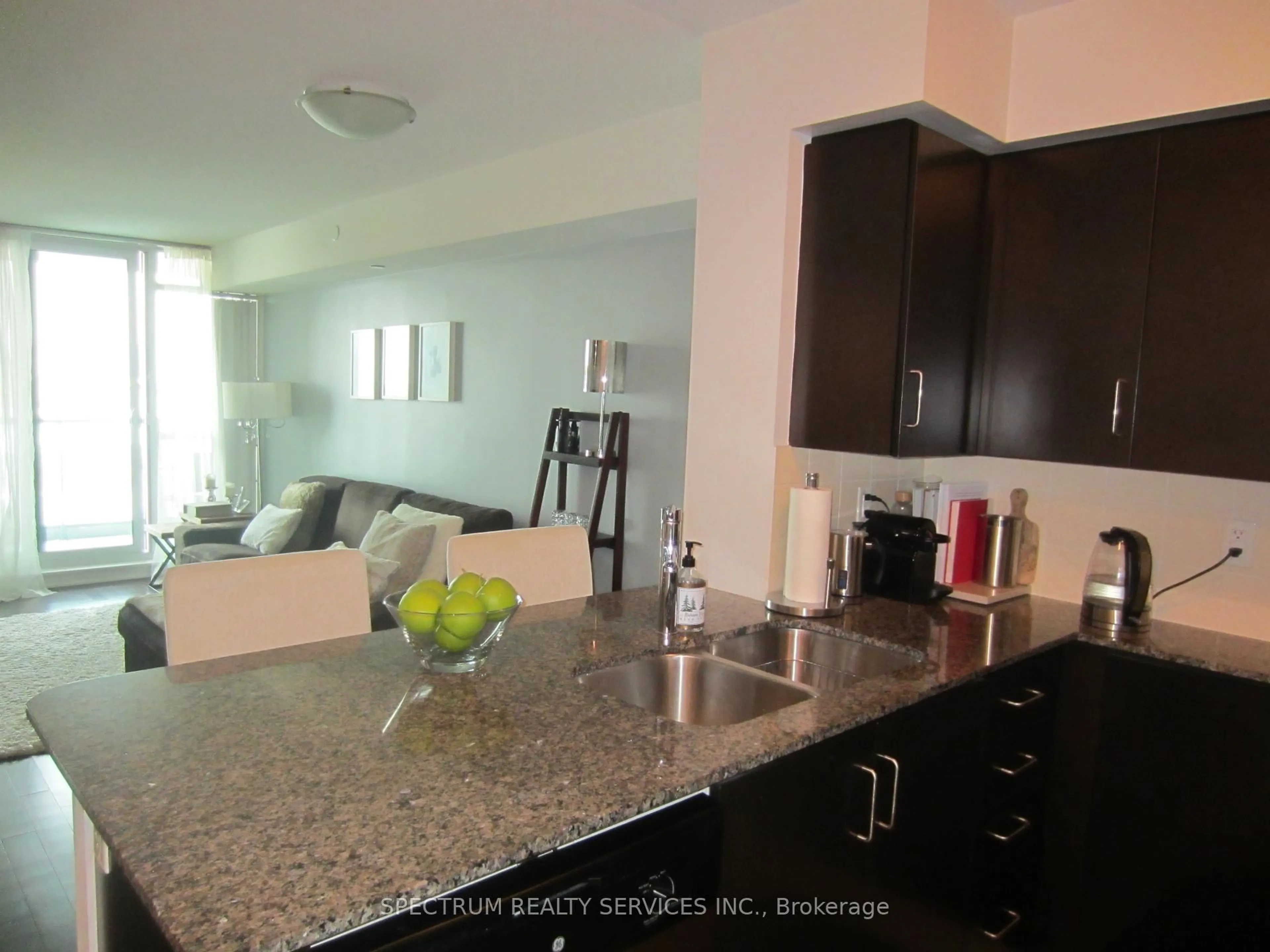 Open concept kitchen, unknown for 215 Sherway Gdns #708, Toronto Ontario M9C 0A4