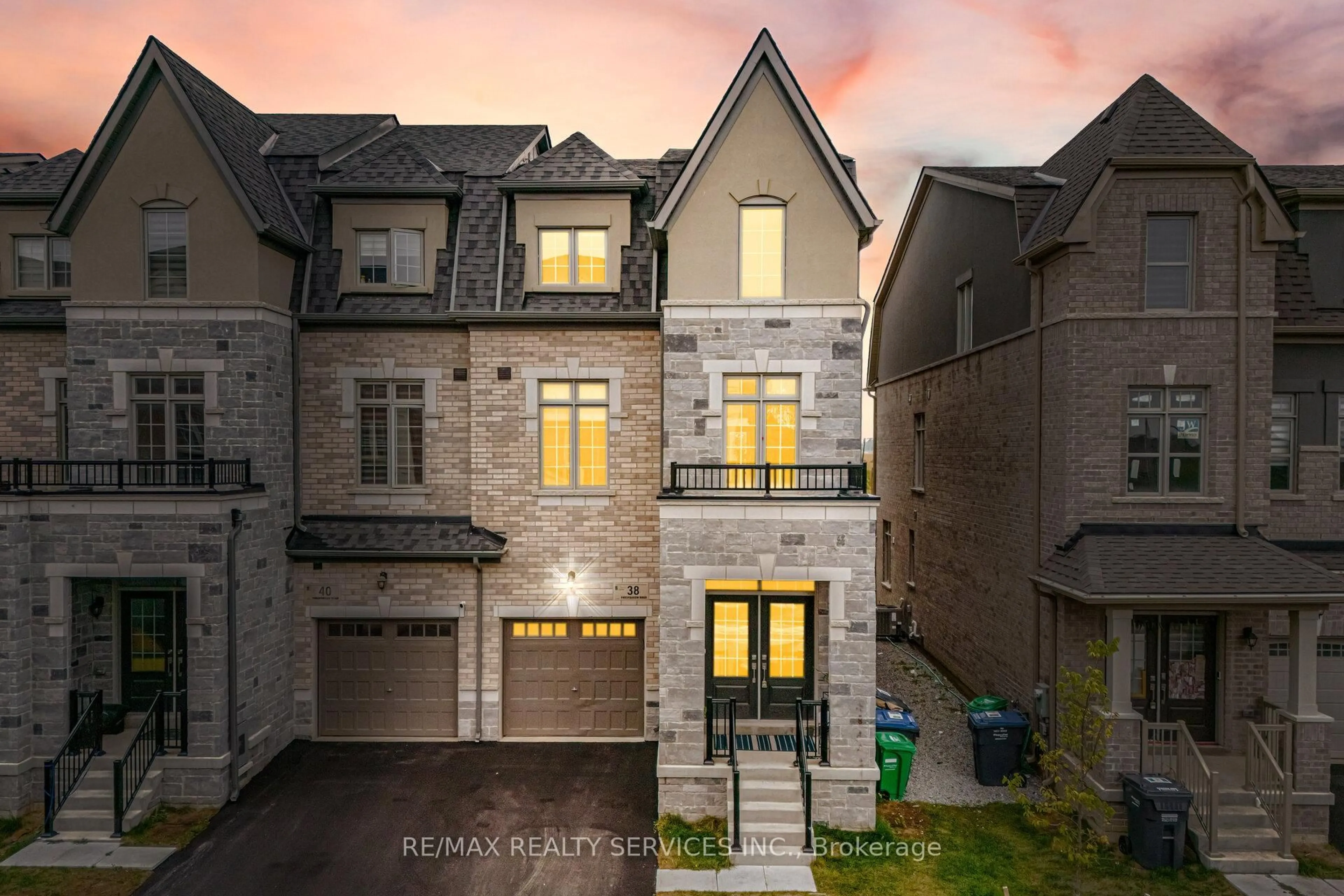 Home with brick exterior material, street for 38 Foxsparrow Rd, Brampton Ontario L6V 3P5