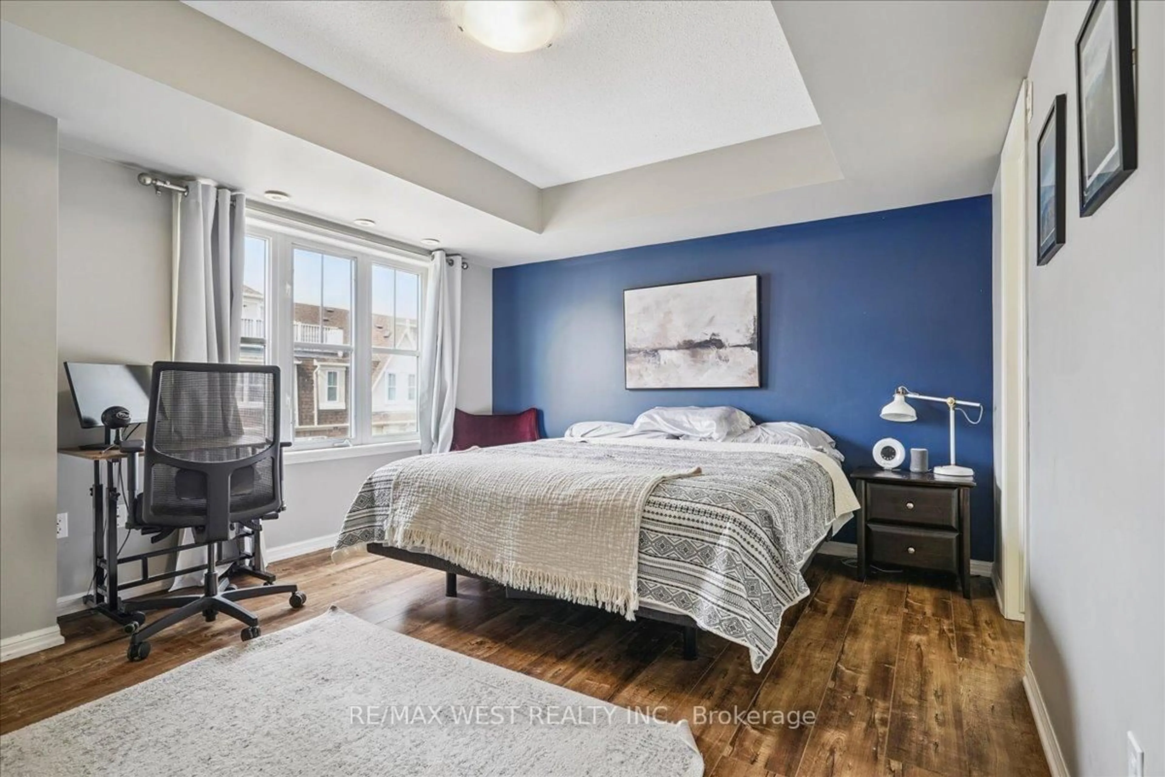 Bedroom with bed, unknown for 790 Neighbourhood Circ #3, Mississauga Ontario L5B 0A6