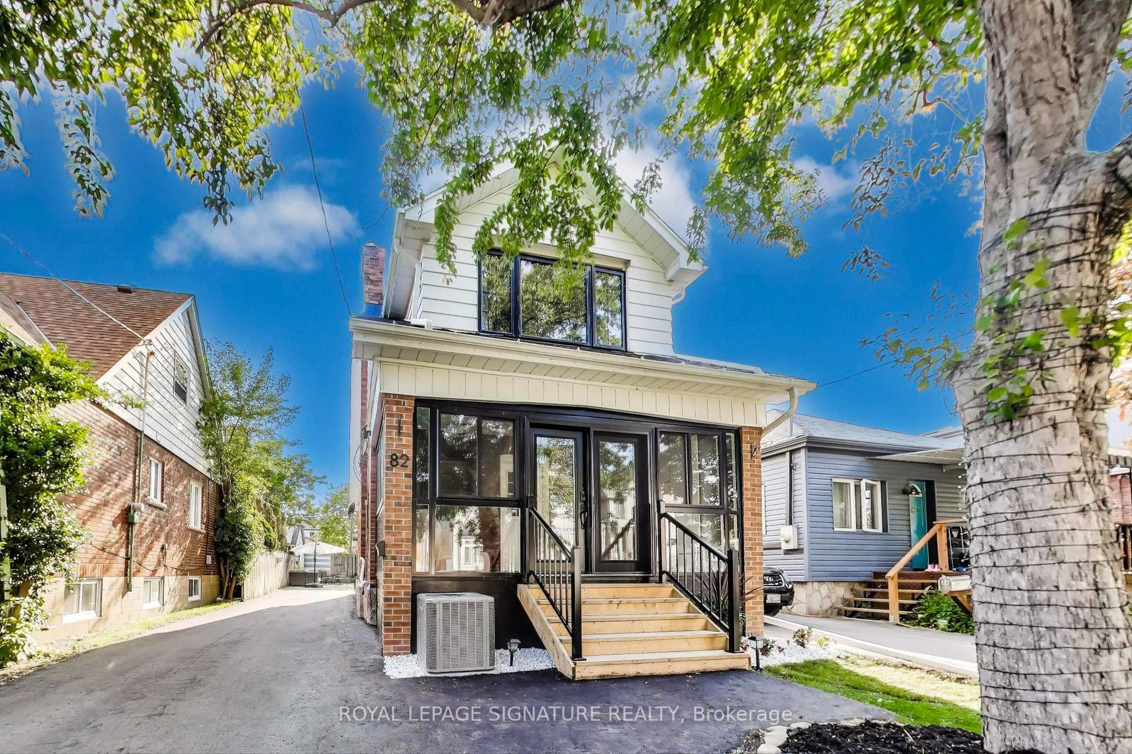 Home with brick exterior material, street for 82 Twenty Second St, Toronto Ontario M8V 3M4