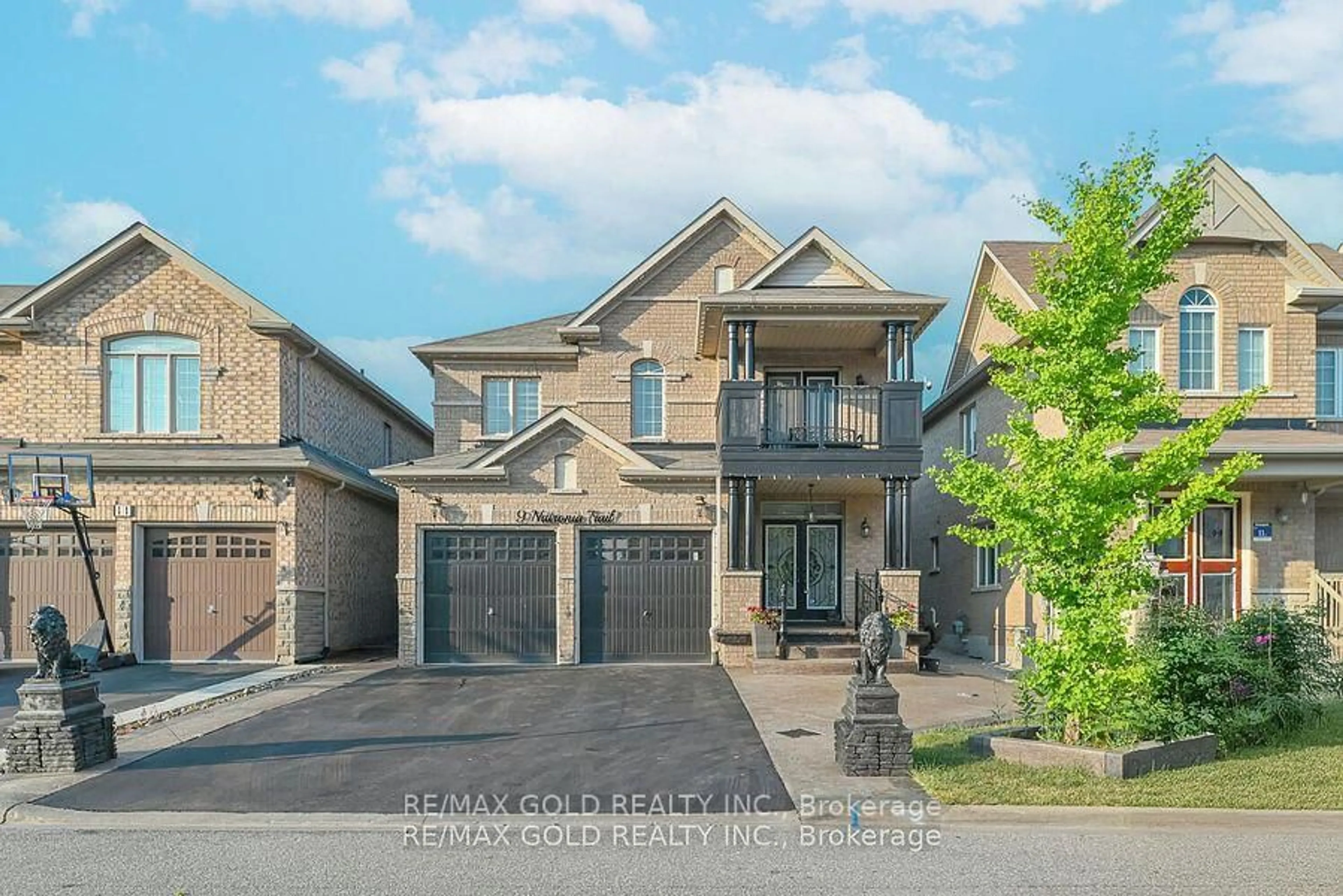Home with brick exterior material, street for 9 Natronia Tr, Brampton Ontario L6P 3N1