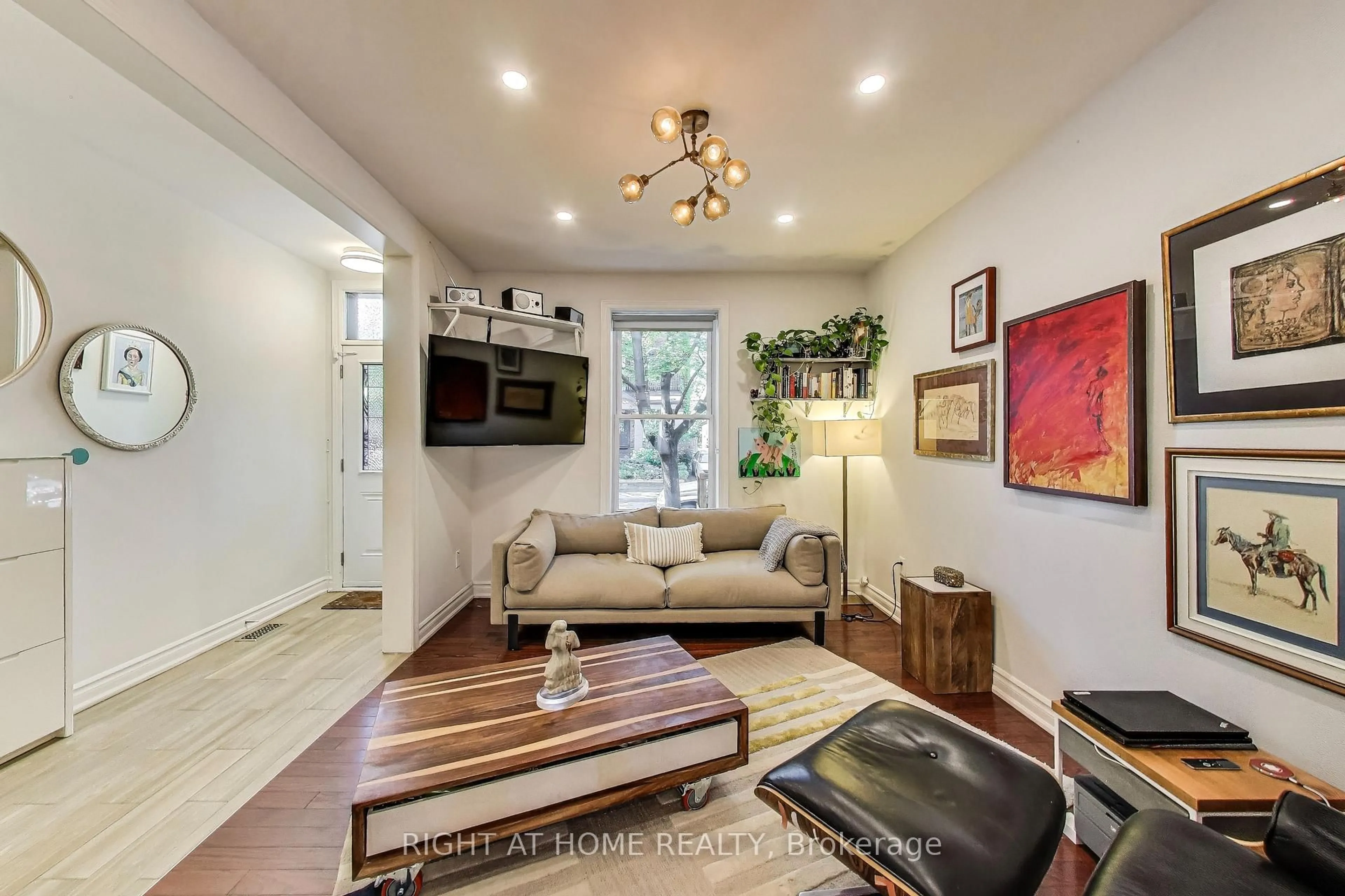 Living room with furniture, unknown for 57 Gwynne Ave, Toronto Ontario M6K 2C5