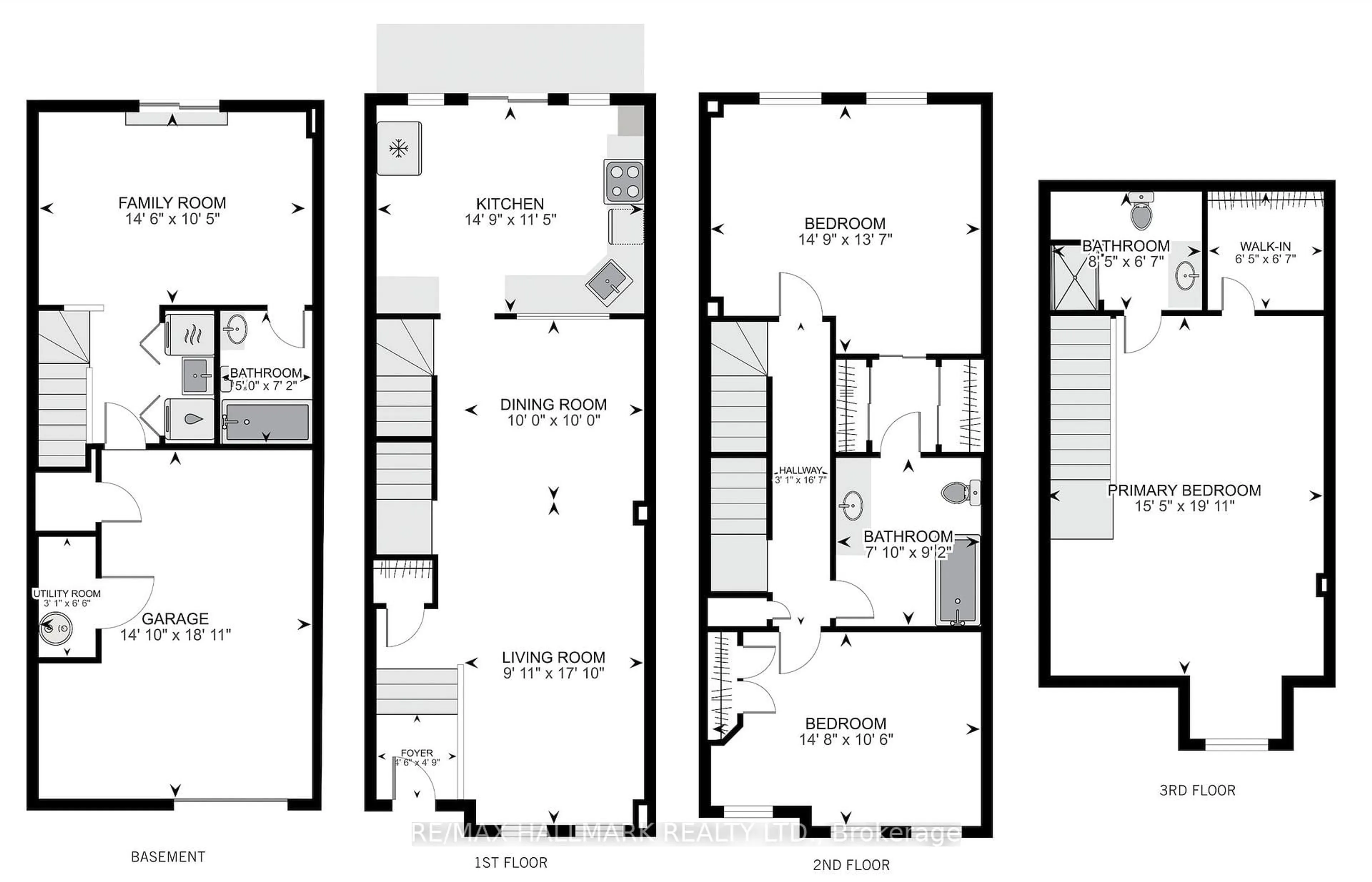 Floor plan for 146 Manitoba St, Toronto Ontario M8Y 1E3