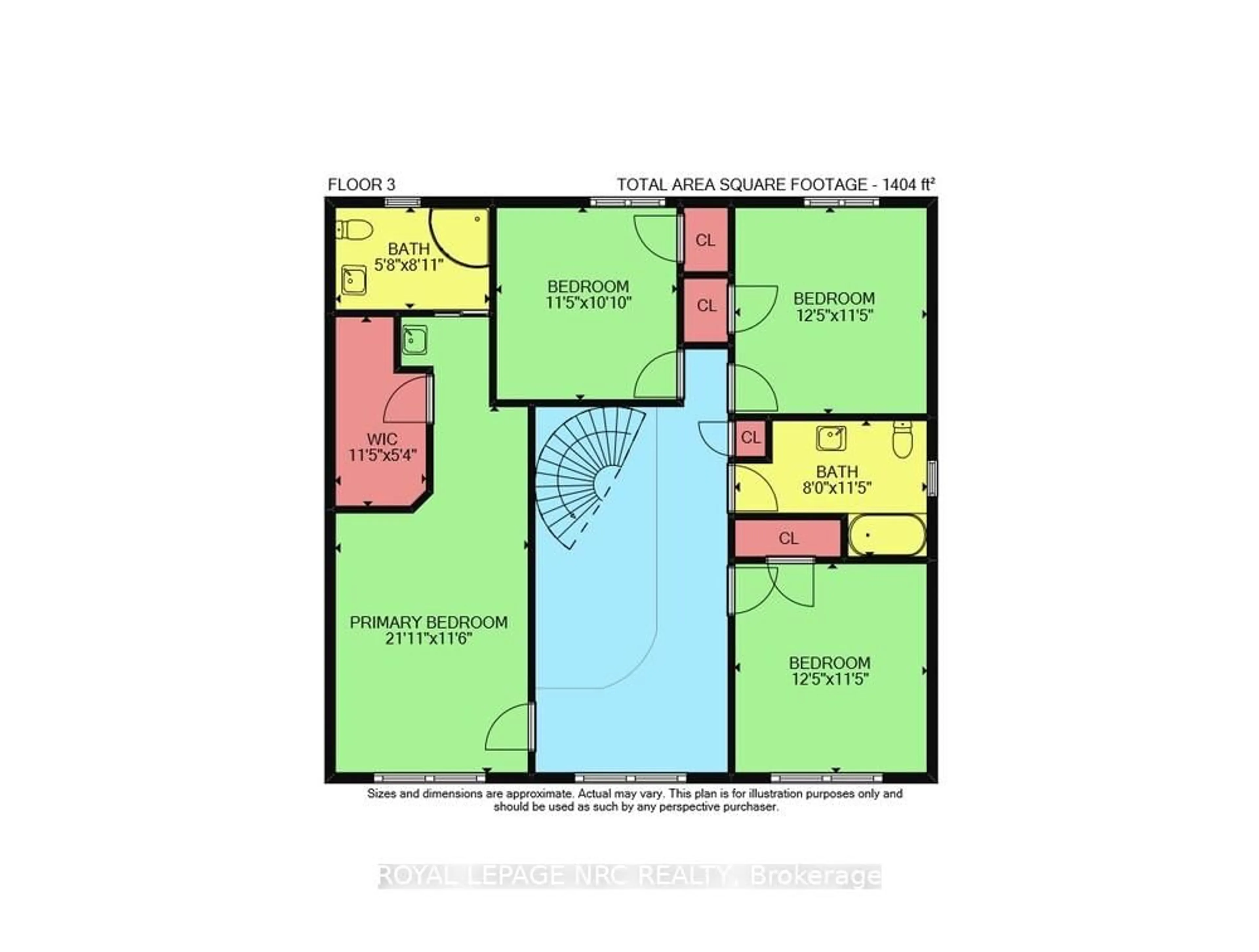 Floor plan for 1152 Rushbrooke Dr, Oakville Ontario L6M 1K1