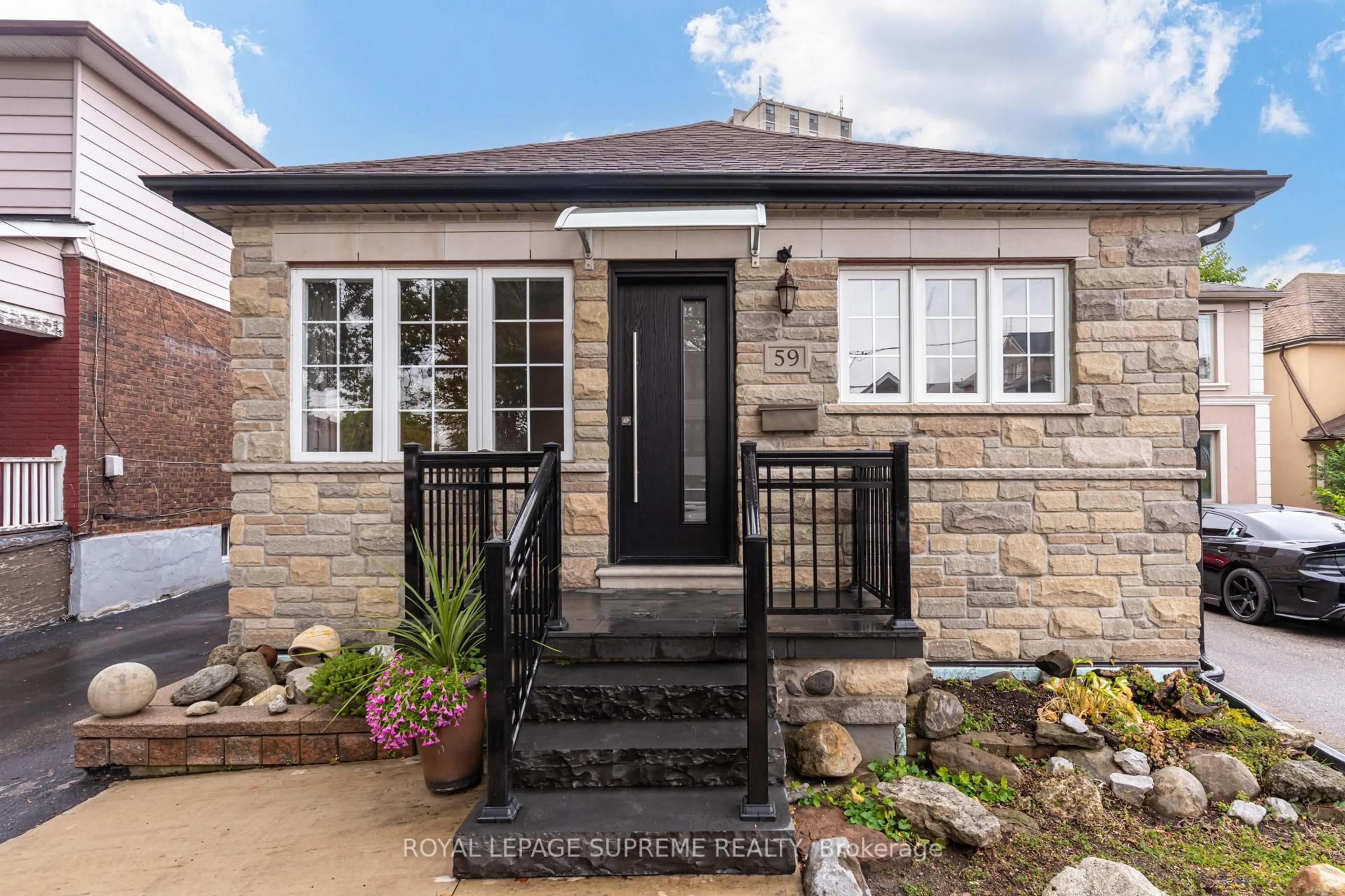 Home with brick exterior material, street for 59 Buttonwood Ave, Toronto Ontario M6M 2H9