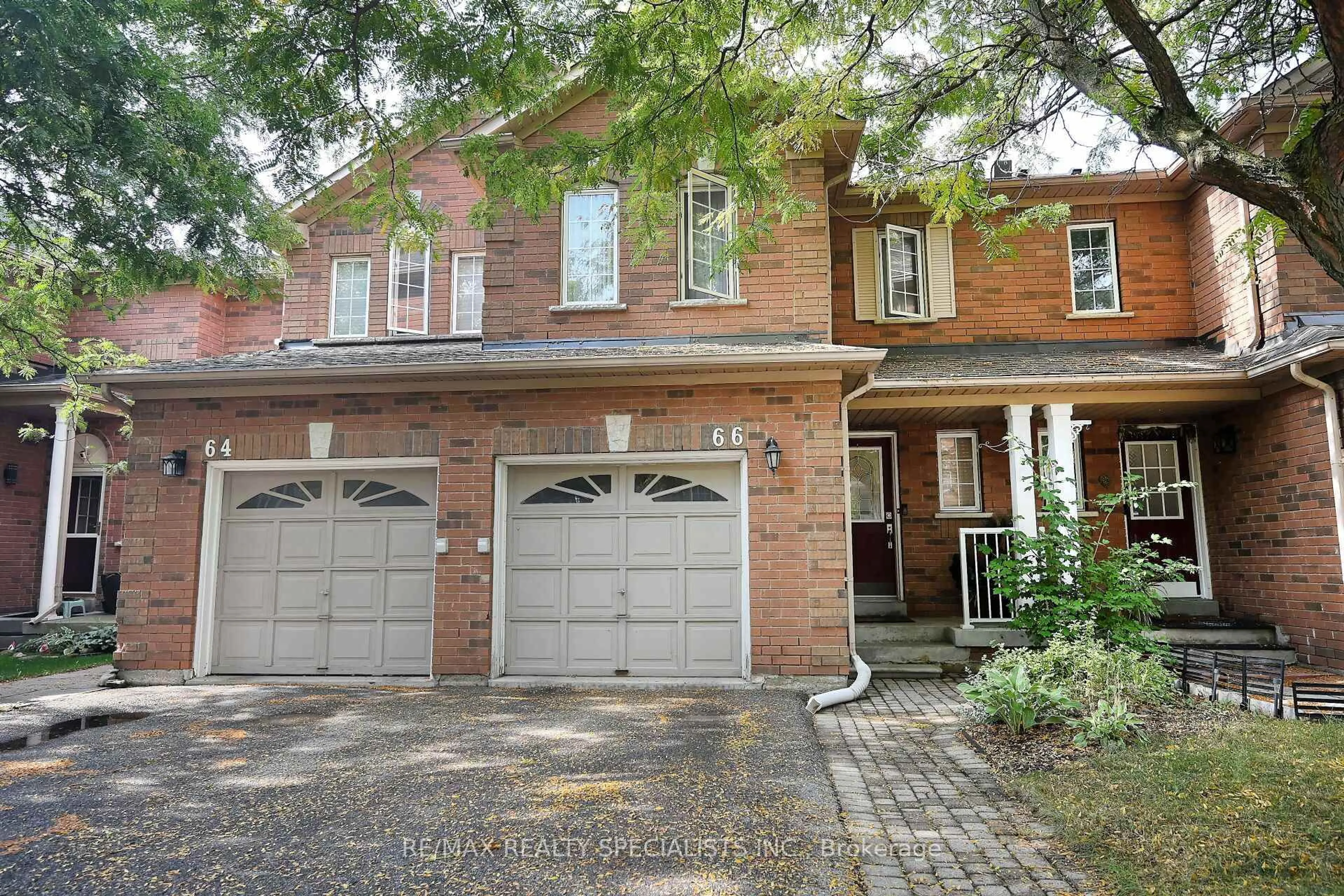 Home with brick exterior material, street for 9800 Mclaughlin Rd #66, Brampton Ontario L6X 4R1