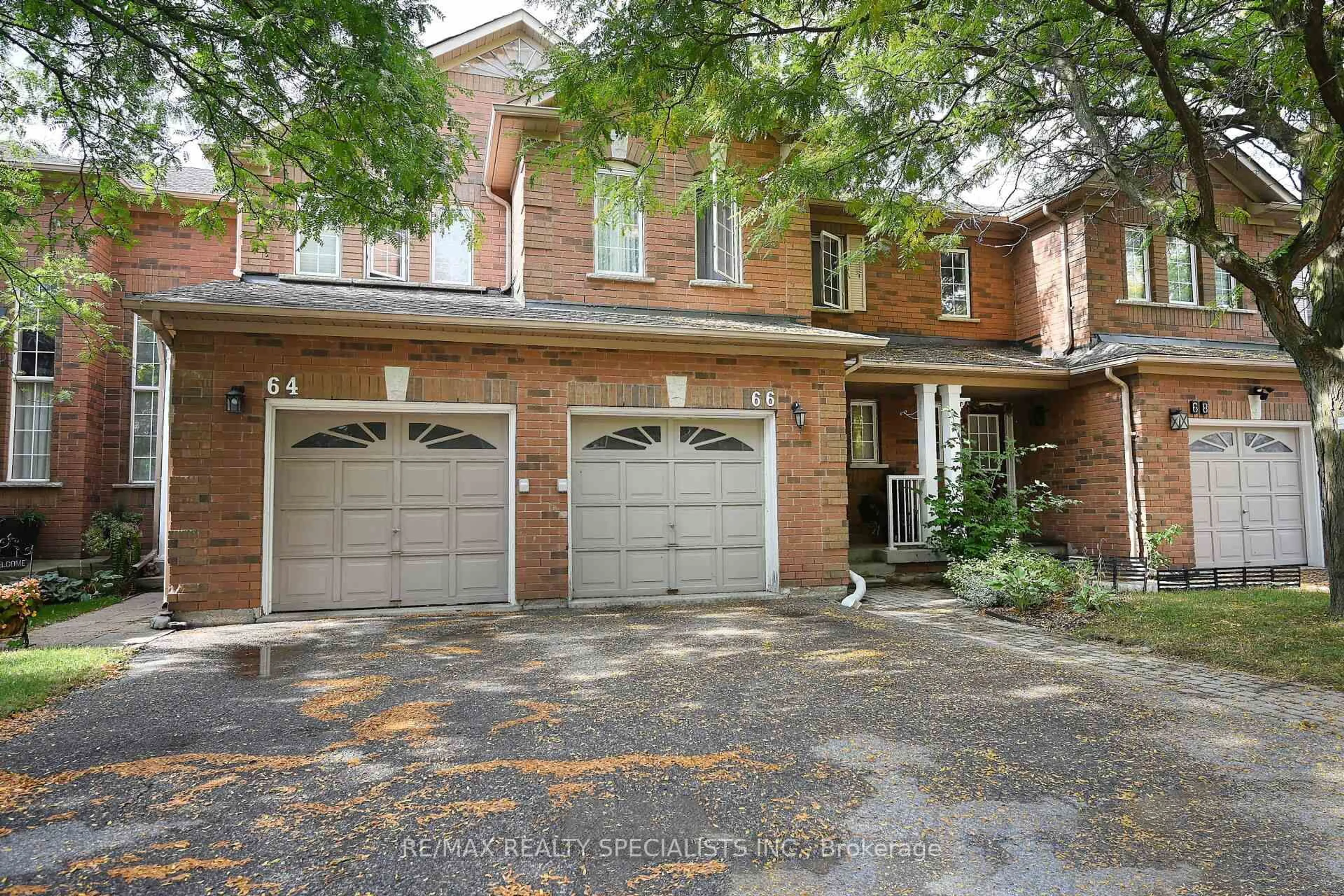 Home with brick exterior material, street for 9800 Mclaughlin Rd #66, Brampton Ontario L6X 4R1