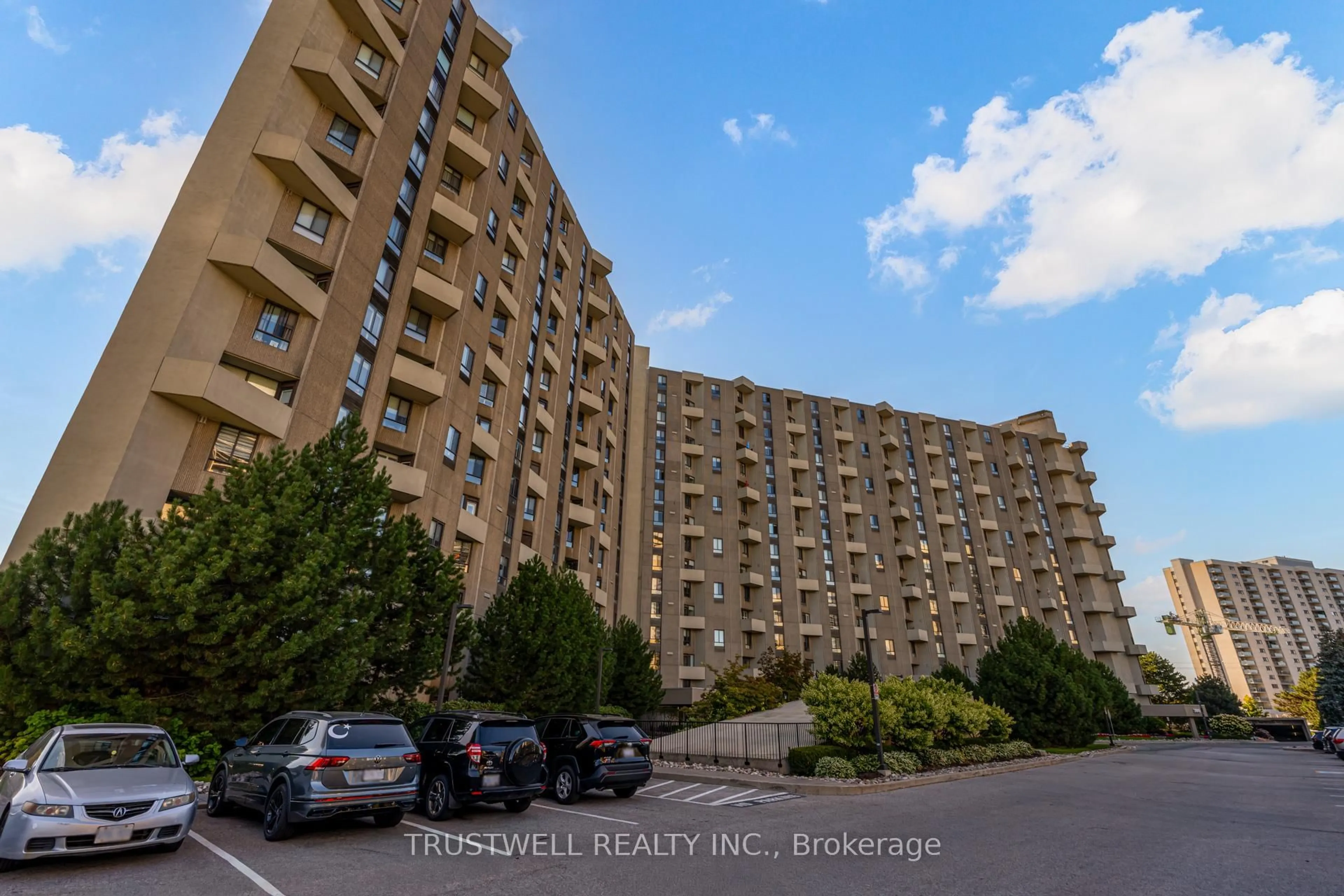 A pic from outside/outdoor area/front of a property/back of a property/a pic from drone, unknown for 300 Mill Rd #A39, Toronto Ontario M9C 4W7