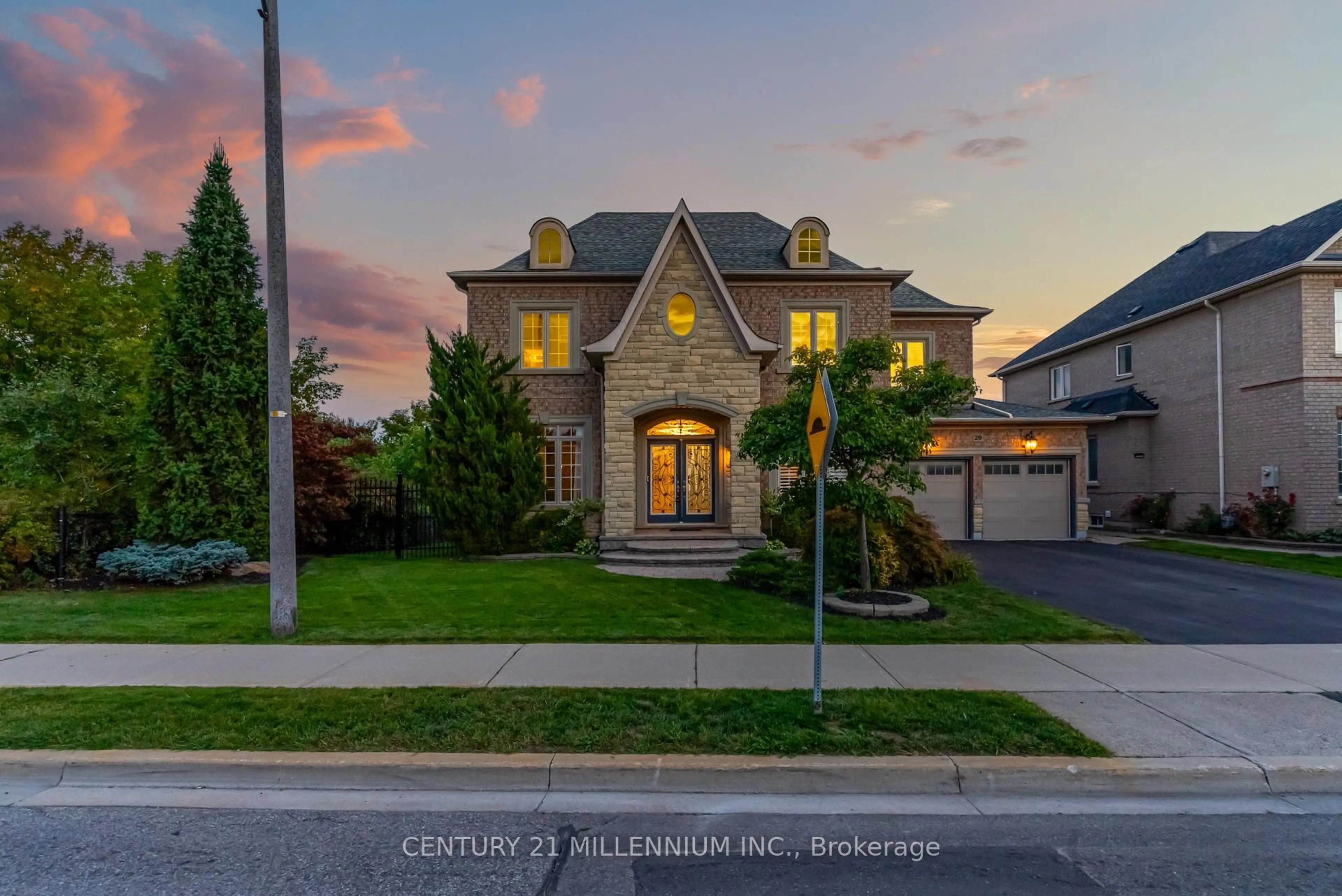 Home with brick exterior material, street for 29 EIffel Blvd, Brampton Ontario L6P 1W3