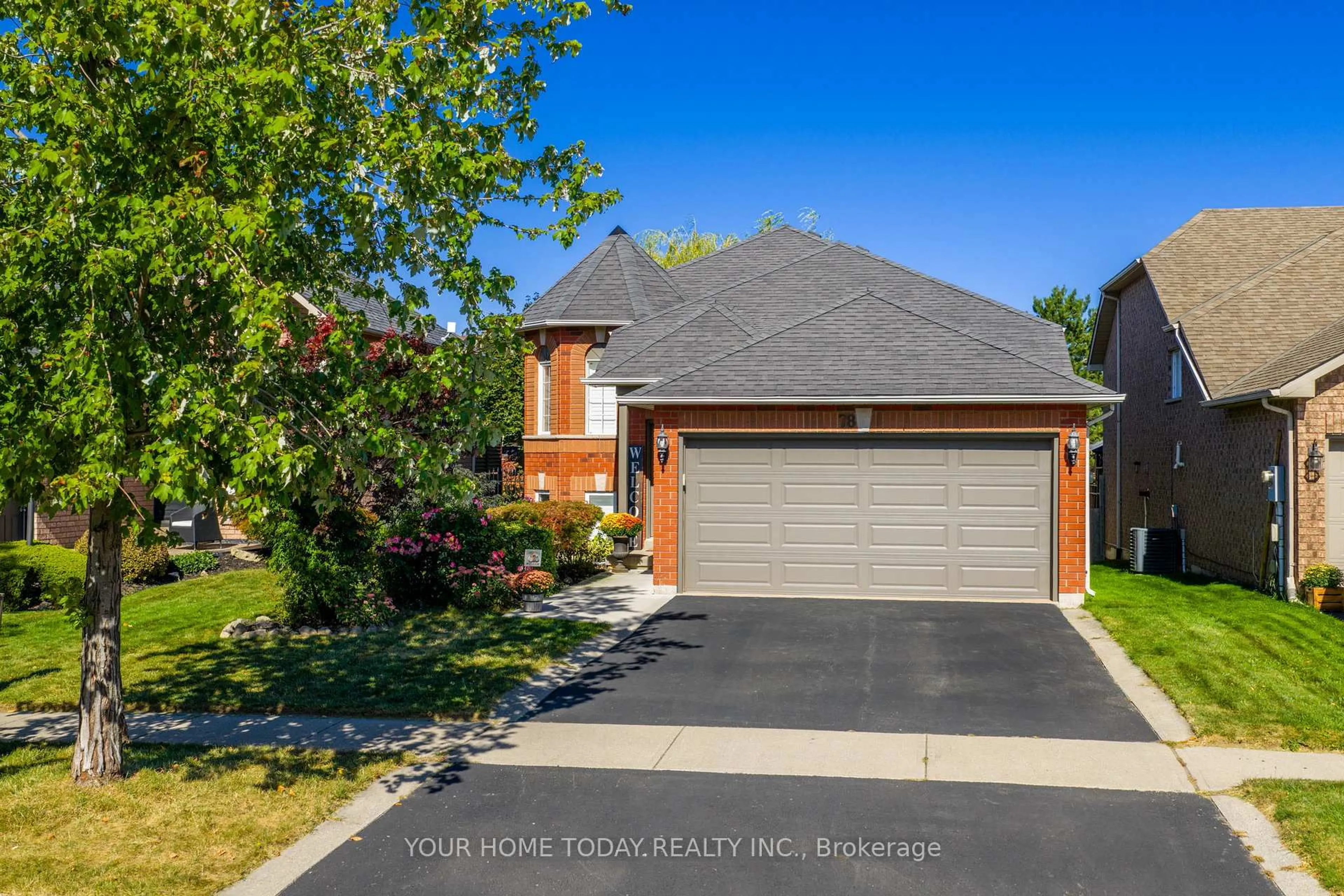 A pic from outside/outdoor area/front of a property/back of a property/a pic from drone, street for 78 Harley Ave, Halton Hills Ontario L7G 5R8