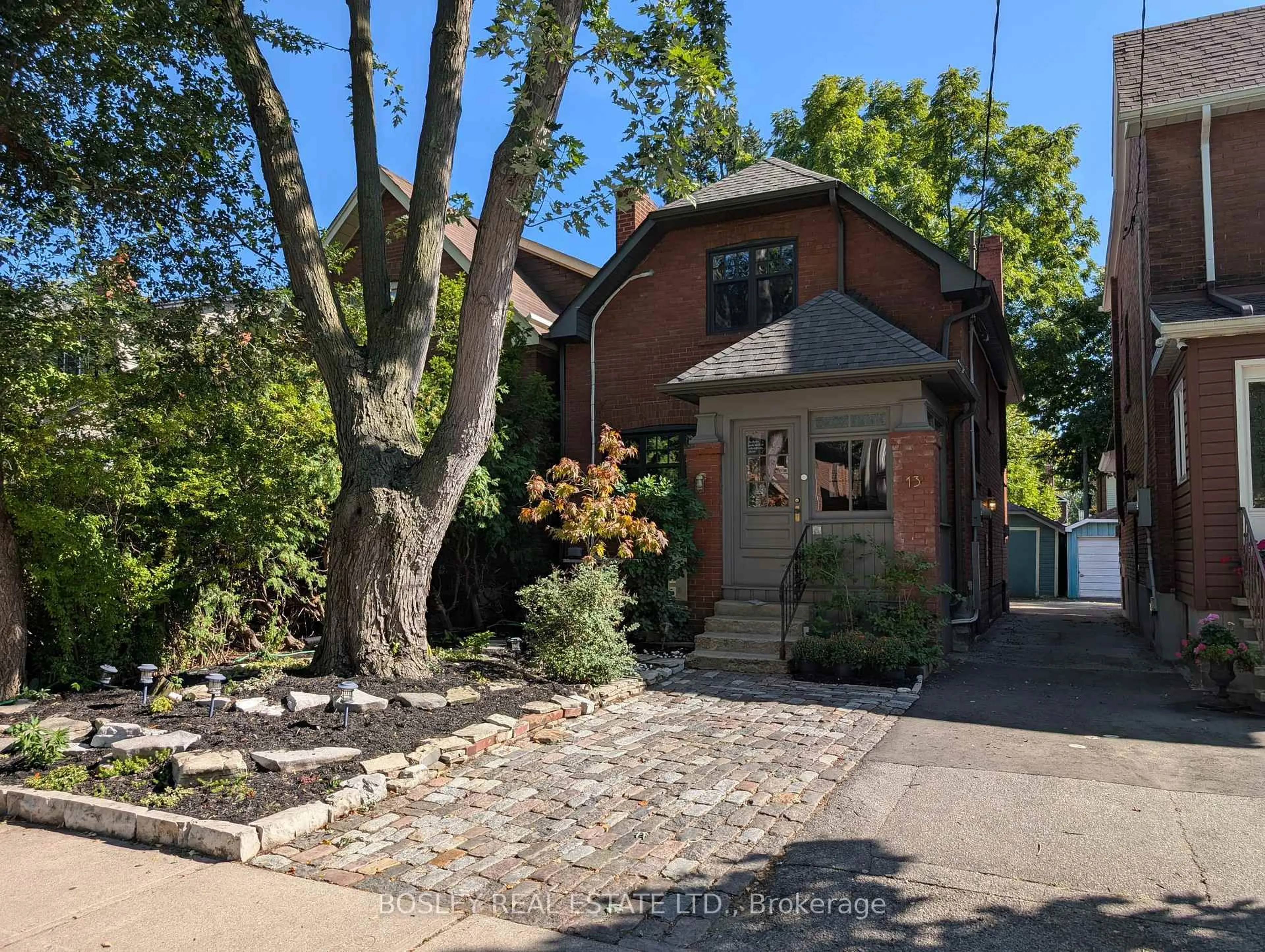 Home with brick exterior material, street for 13 Methuen Ave, Toronto Ontario M6S 1Z7