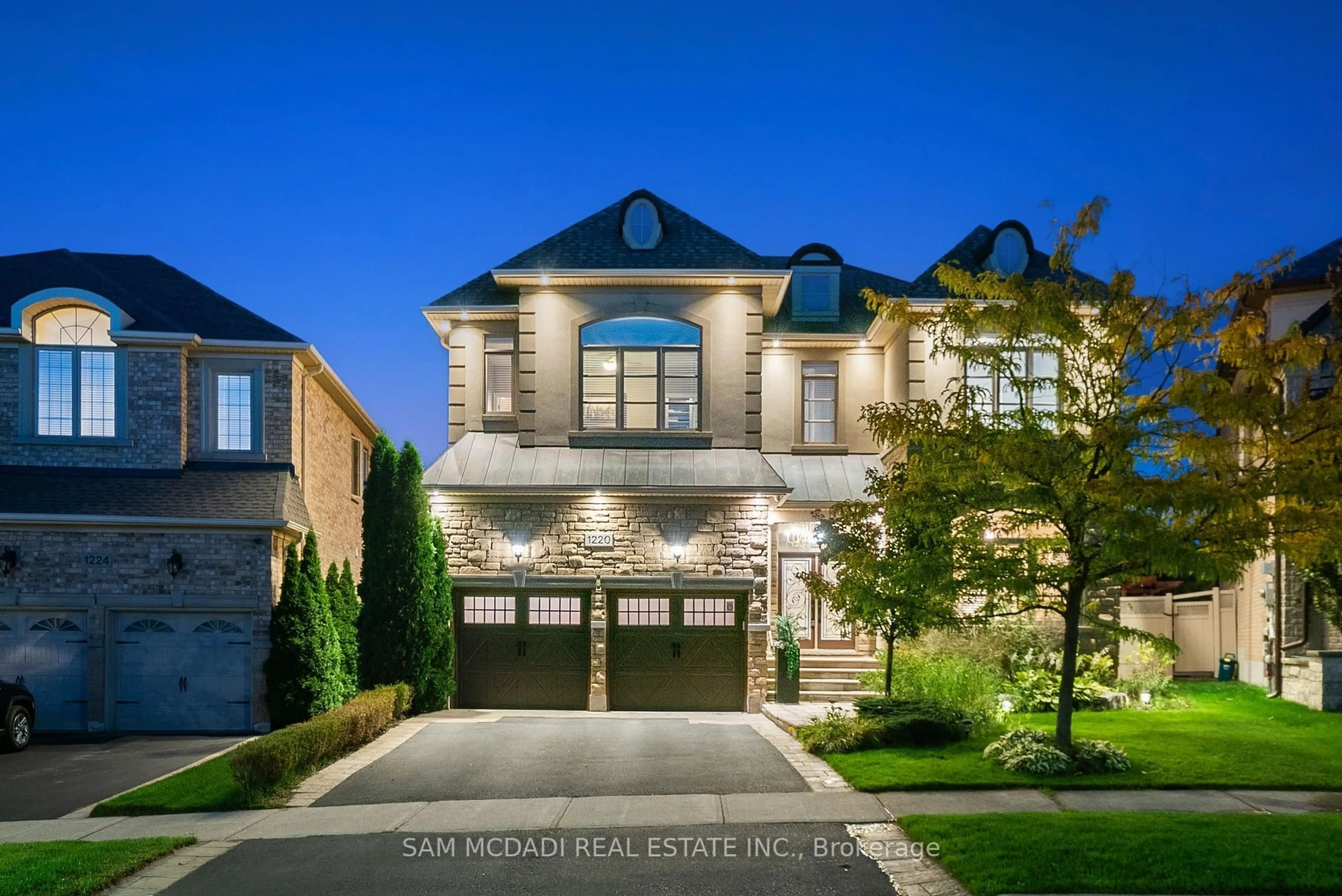 Home with brick exterior material, street for 1220 Milna Dr, Oakville Ontario L6H 0A8