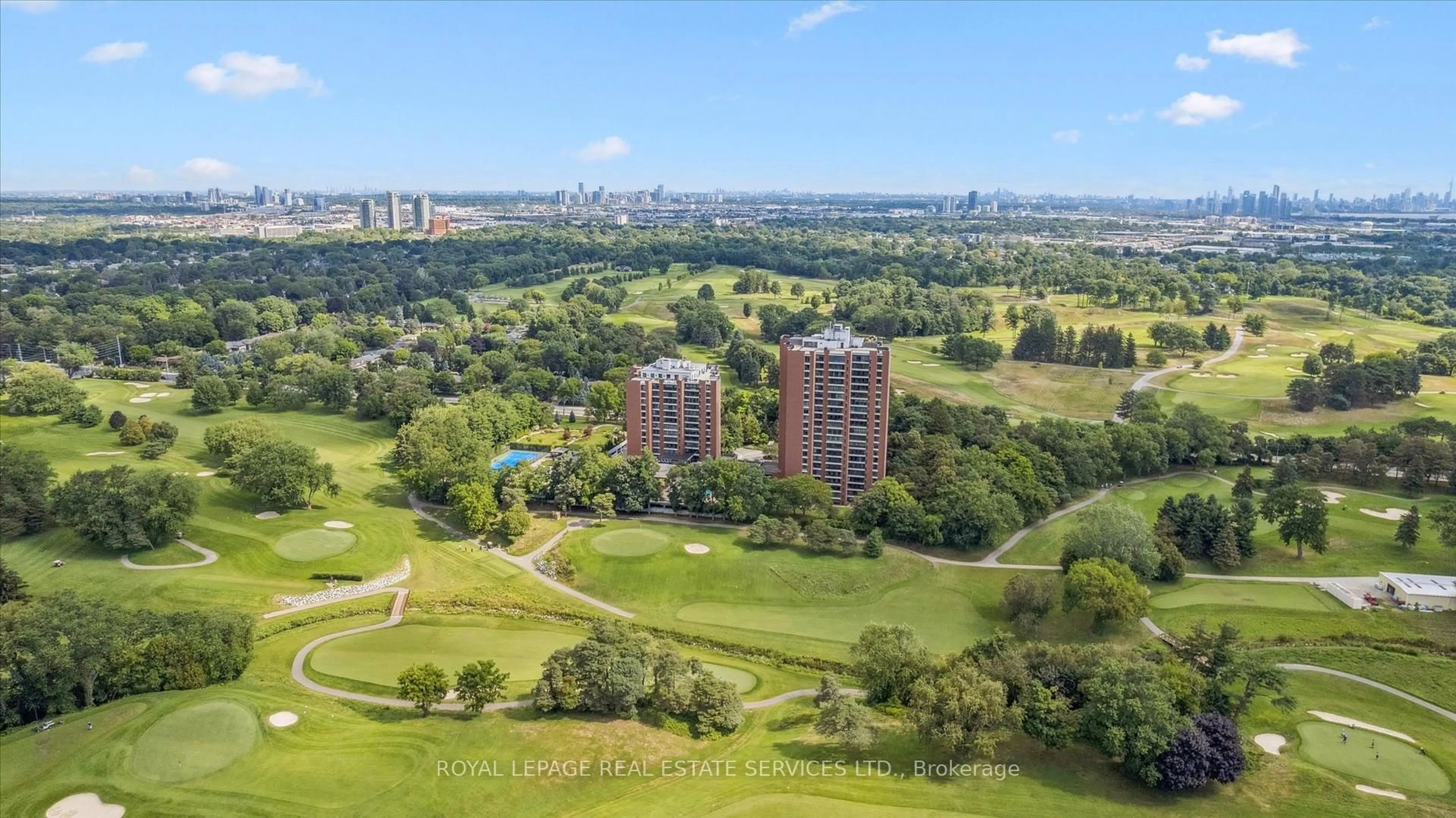 A pic from outside/outdoor area/front of a property/back of a property/a pic from drone, city buildings view from balcony for 1400 Dixie Rd #613, Mississauga Ontario L5E 3E1