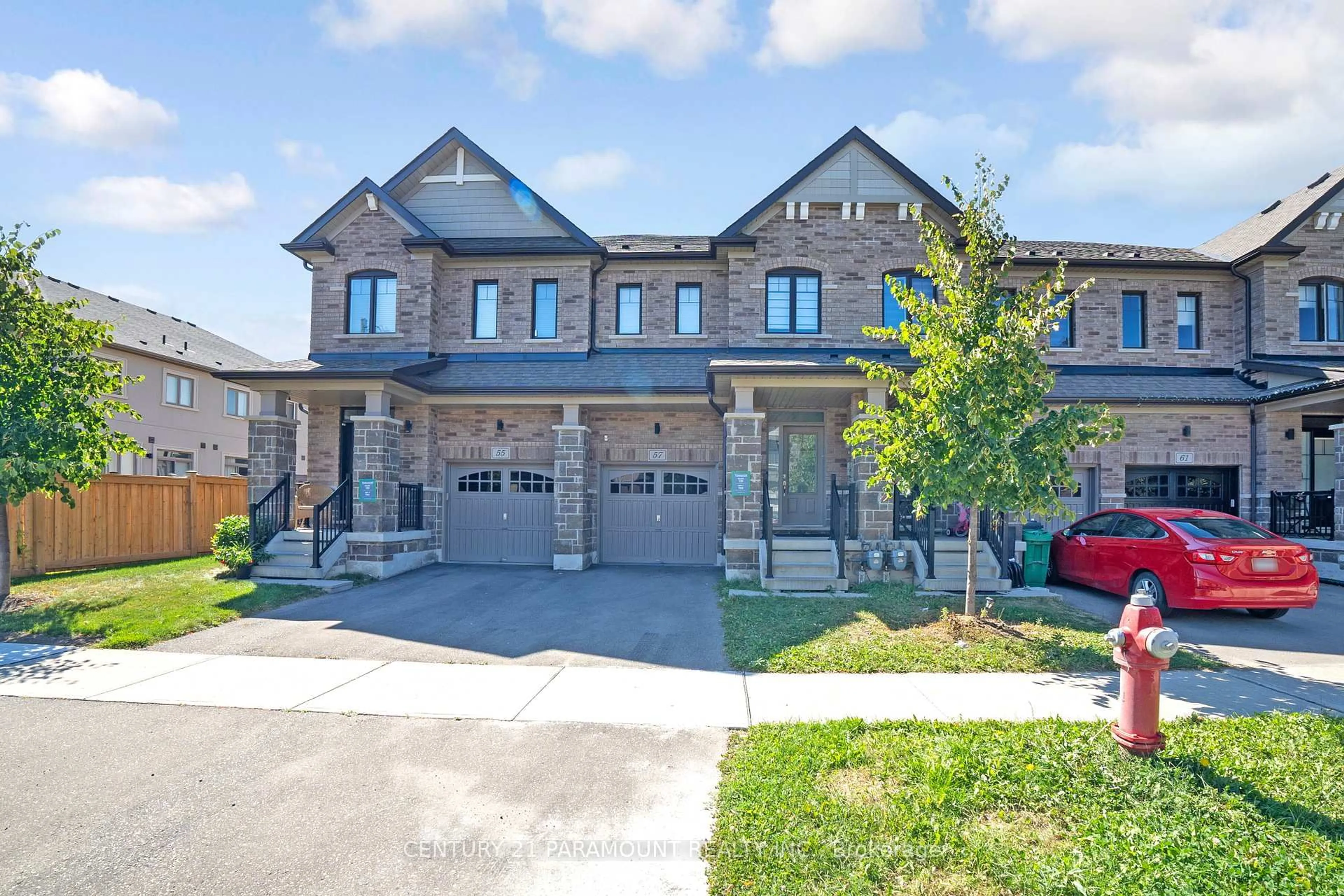 Home with brick exterior material, street for 57 Doris Pawley Cres, Caledon Ontario L7C 4E7