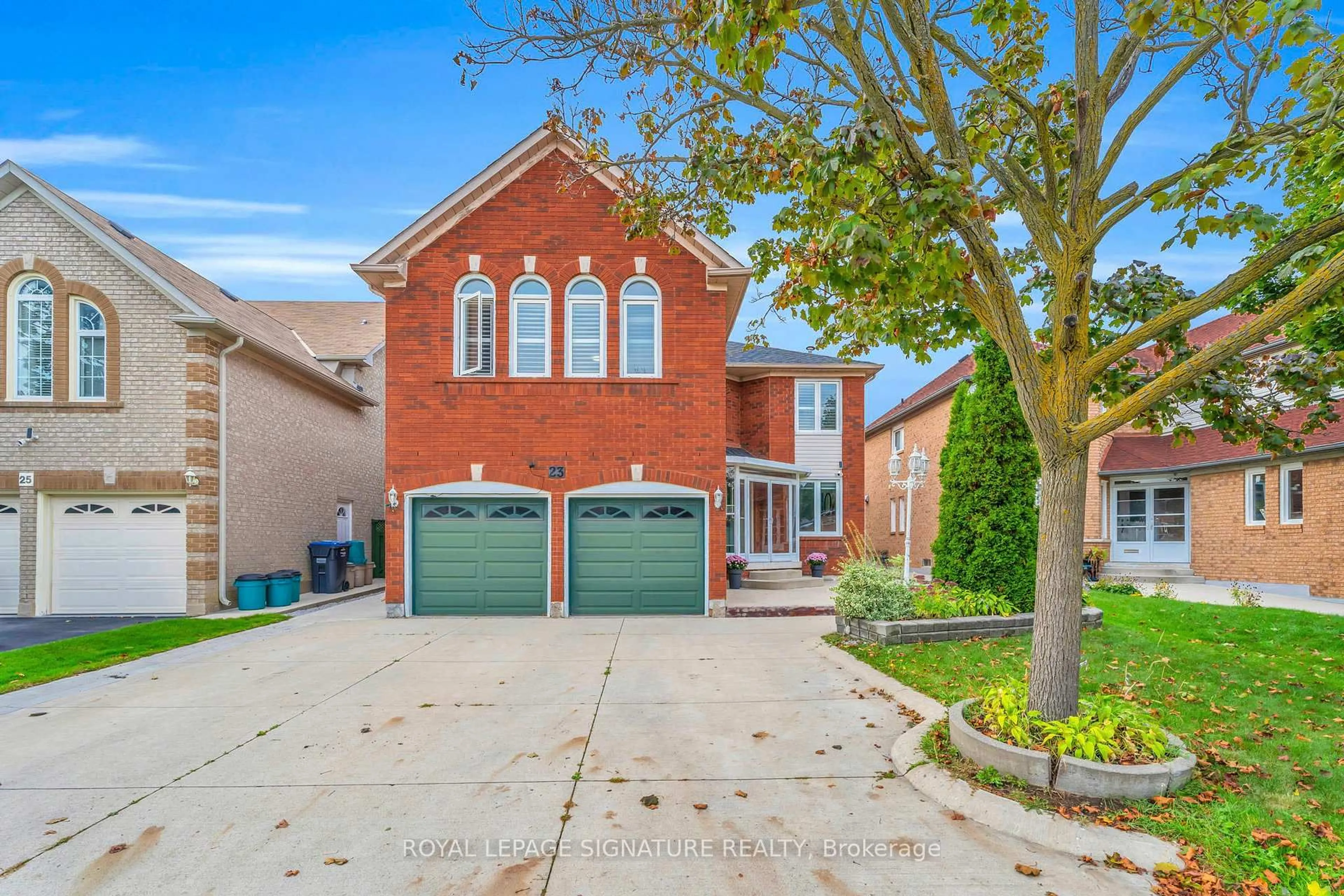 Home with brick exterior material, street for 23 Red Cedar Cres, Brampton Ontario L6R 1A8