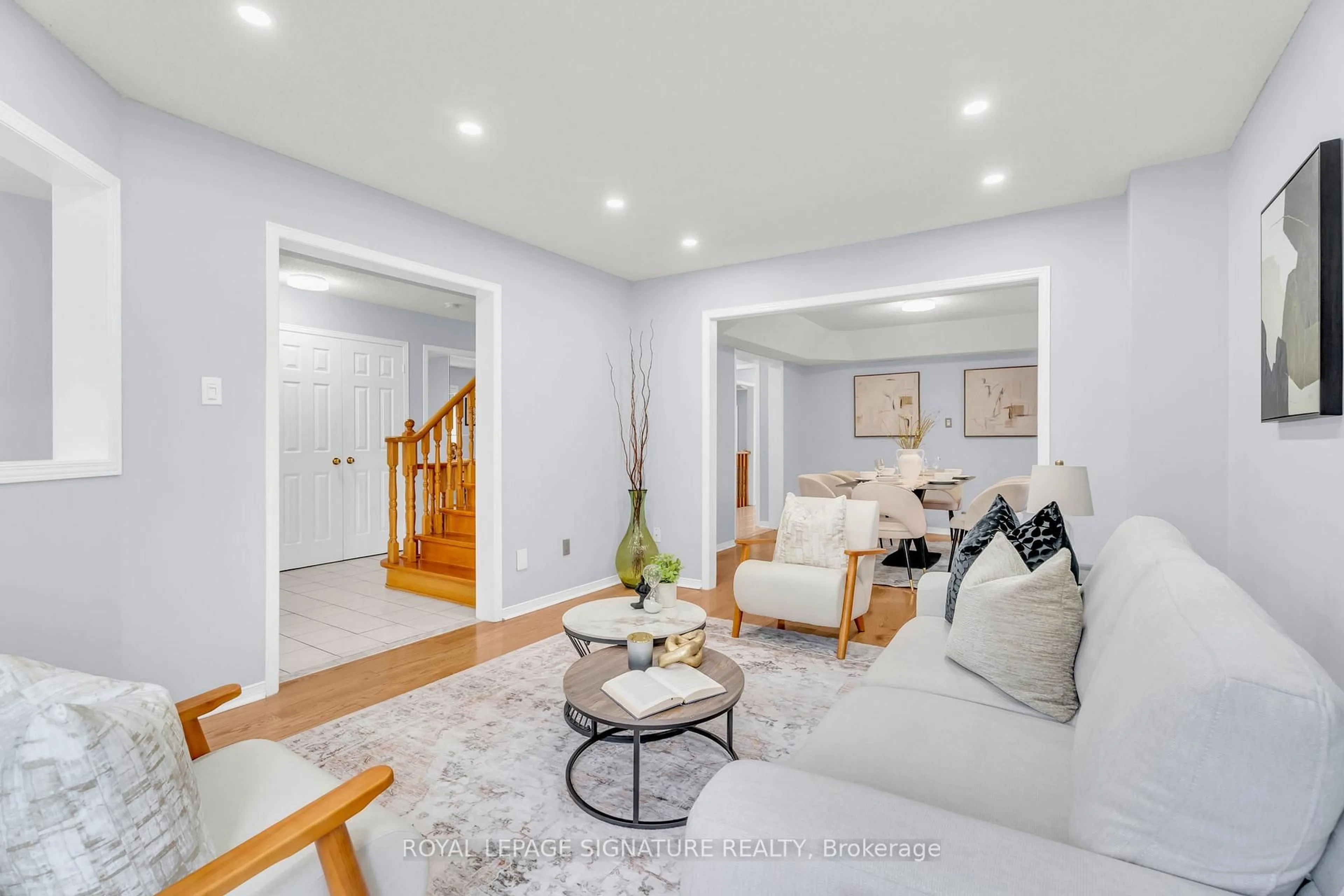 Living room with furniture, unknown for 23 Red Cedar Cres, Brampton Ontario L6R 1A8