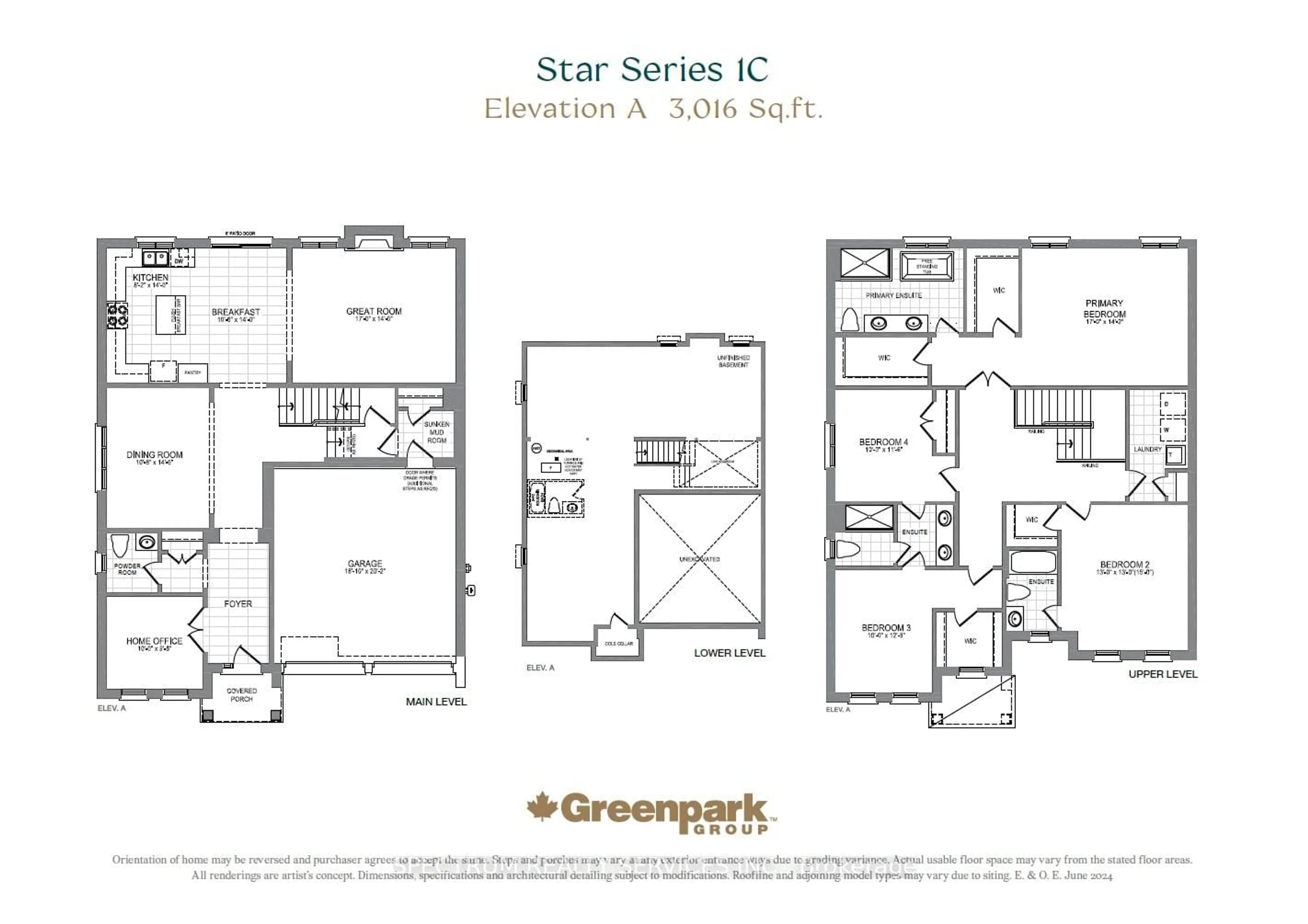 Floor plan for 4307 Lidia Way, Burlington Ontario L7M 4T7
