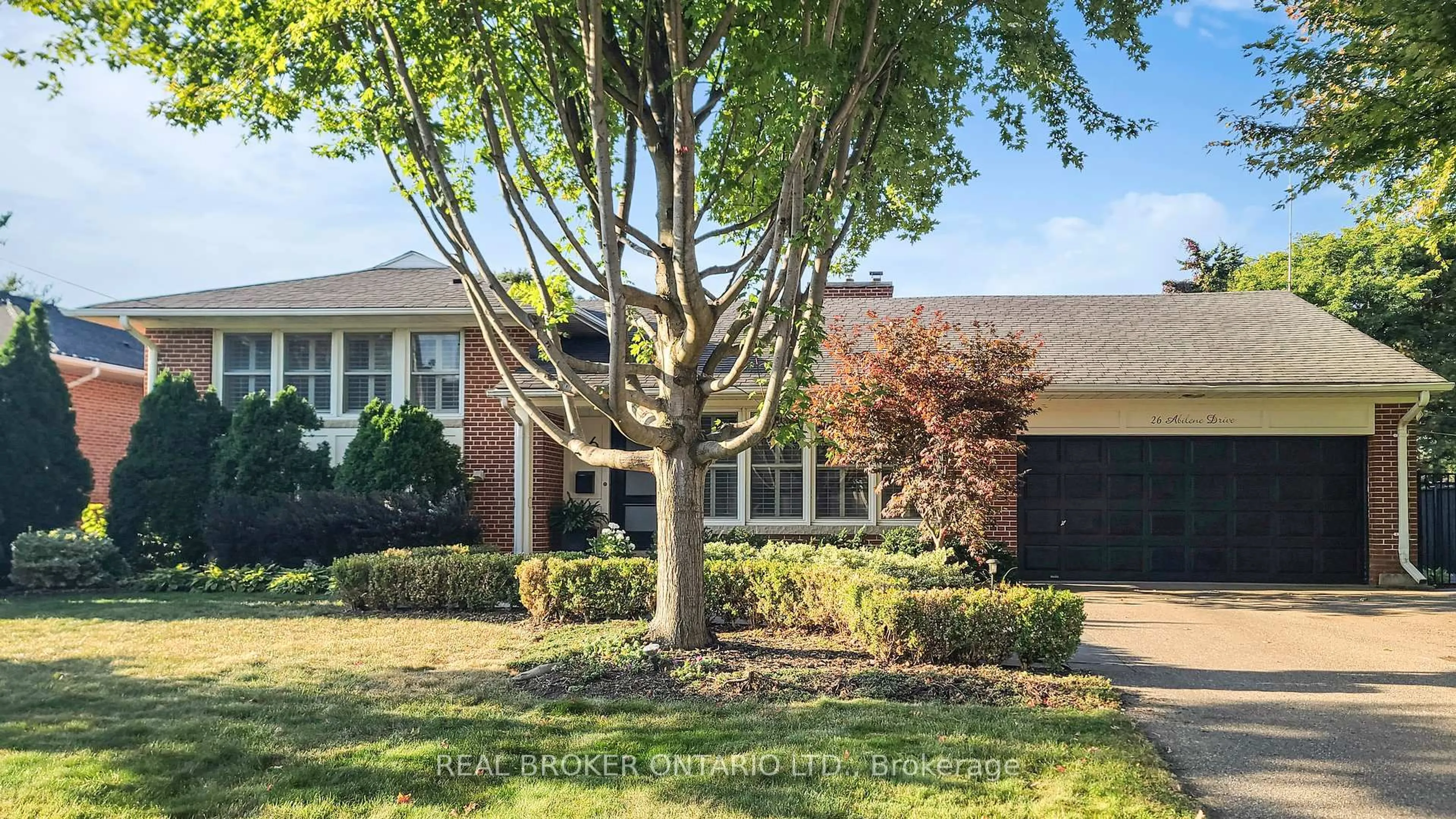 Home with brick exterior material, street for 26 Abilene Dr, Toronto Ontario M9A 2M8