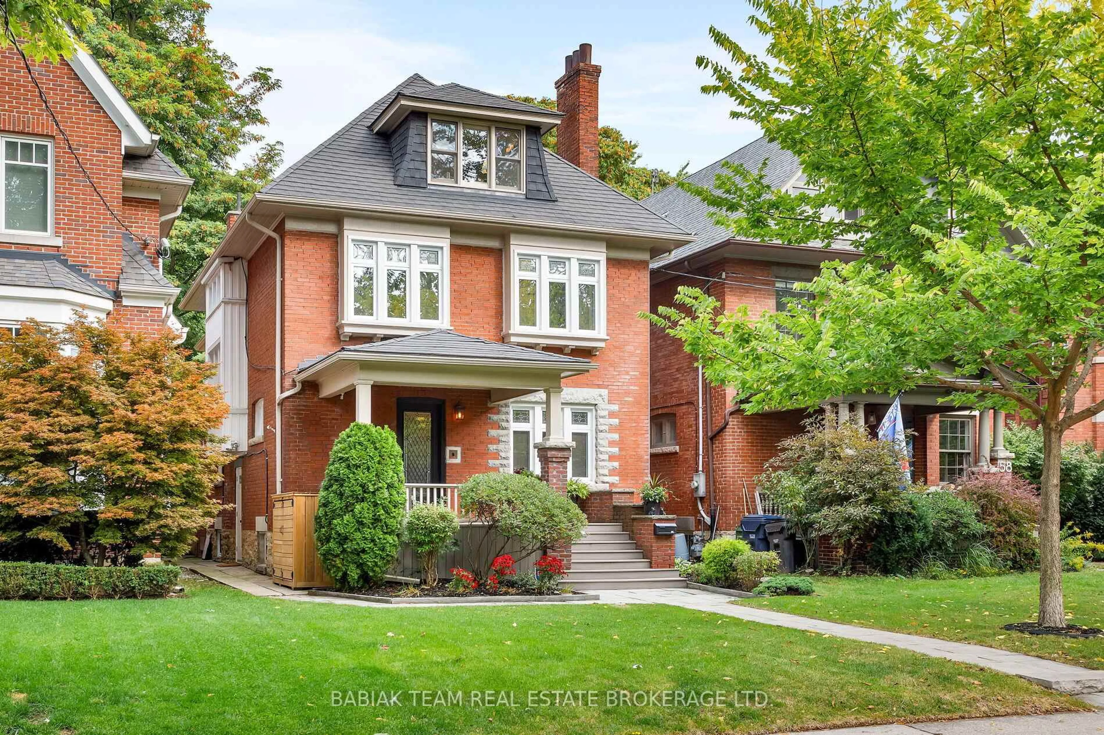 Home with brick exterior material, street for 60 Hewitt Ave, Toronto Ontario M6R 1Y3