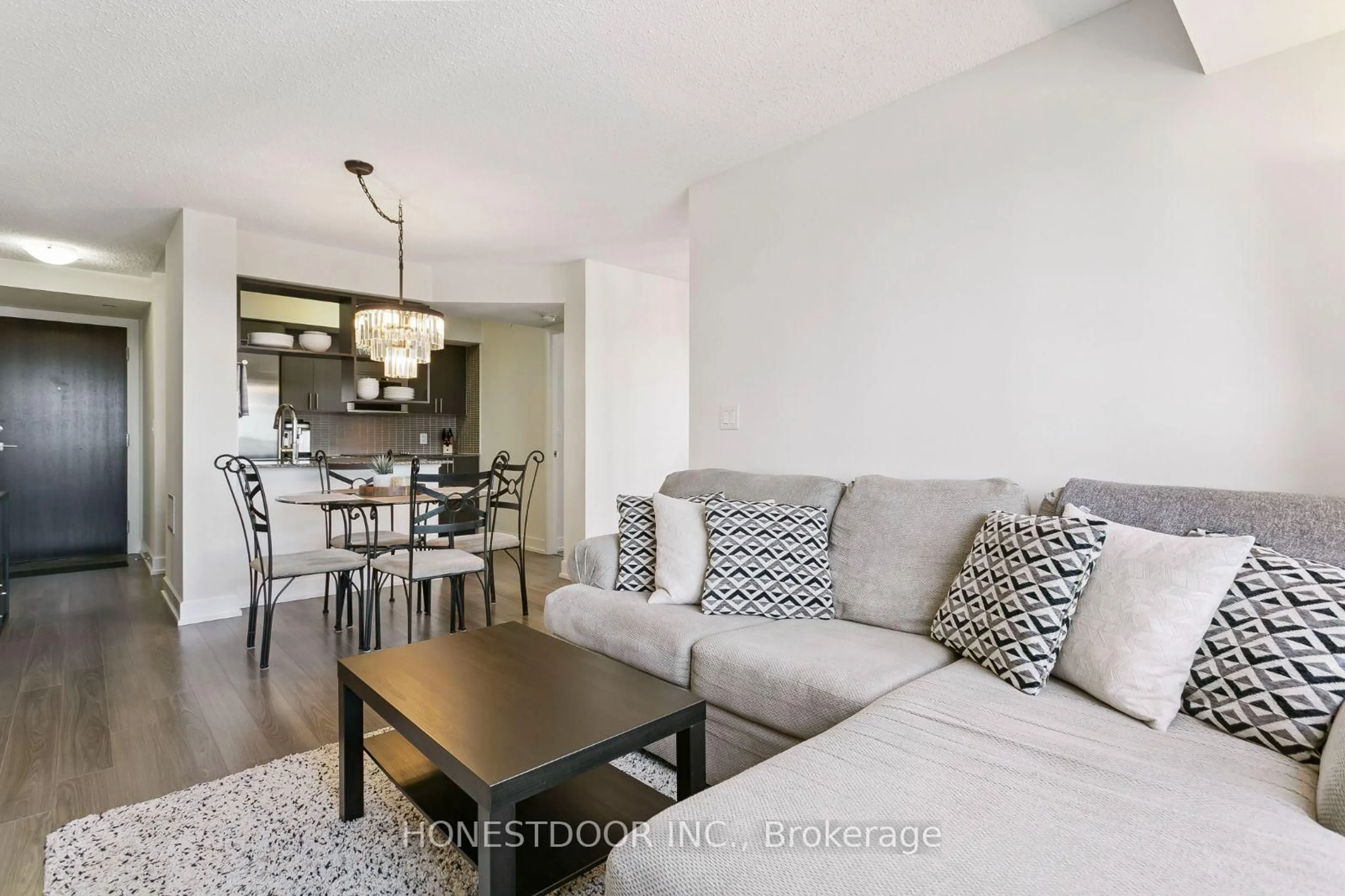 Living room with furniture, unknown for 6 Eva Rd #1503, Toronto Ontario M9C 0B1