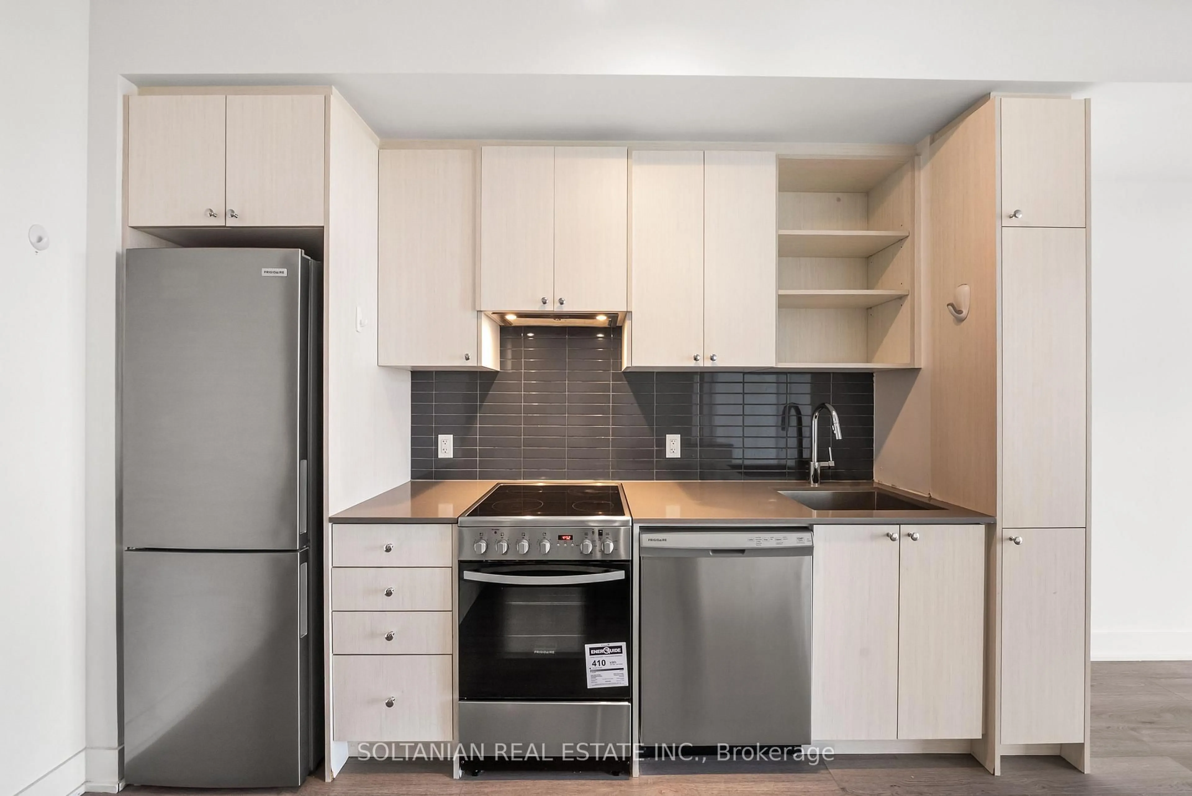 Standard kitchen, unknown for 50 George Butchart Dr #810, Toronto Ontario M3K 0C9