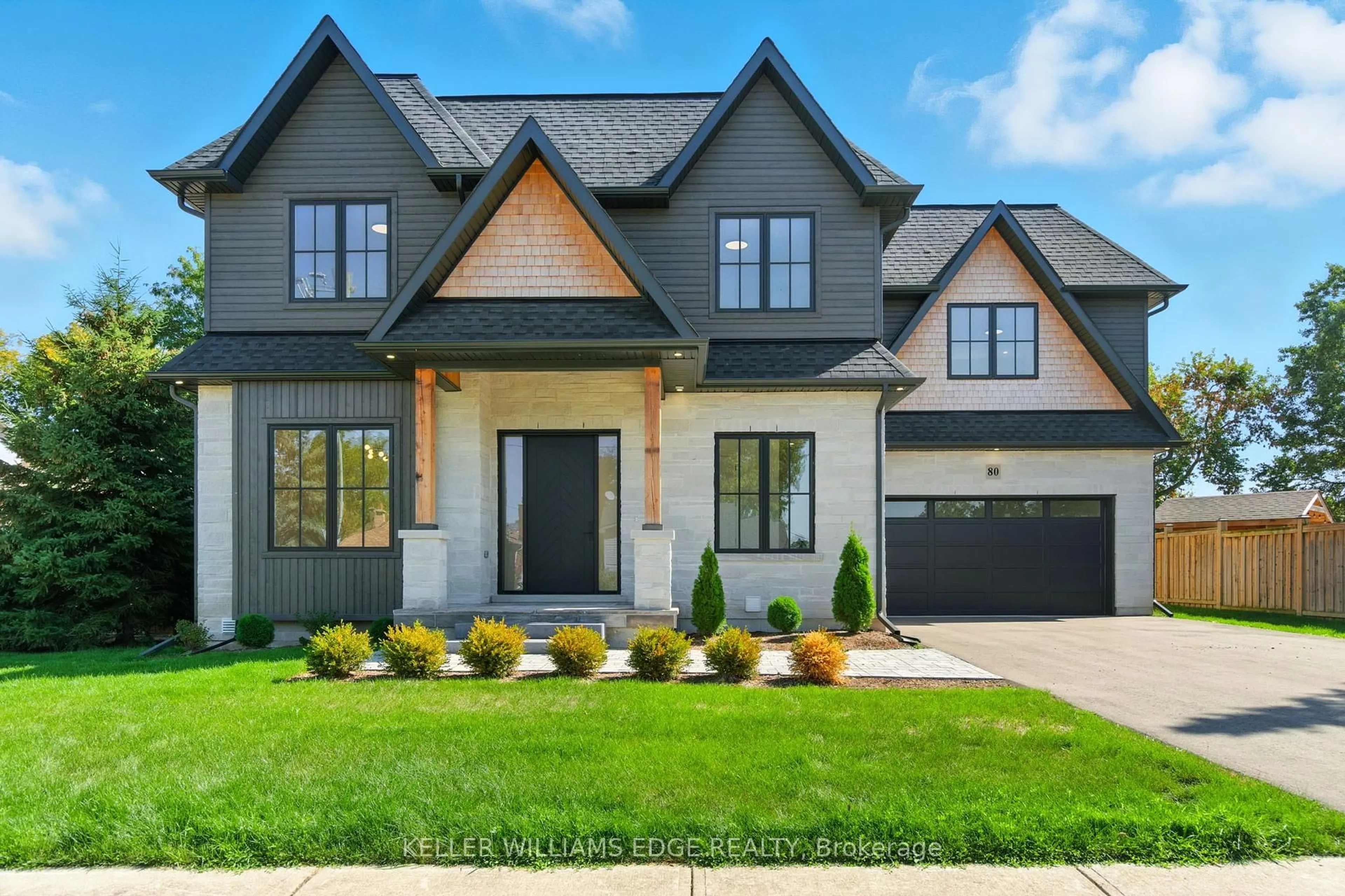 Home with brick exterior material, street for 80 Barton St, Milton Ontario L9T 1C9