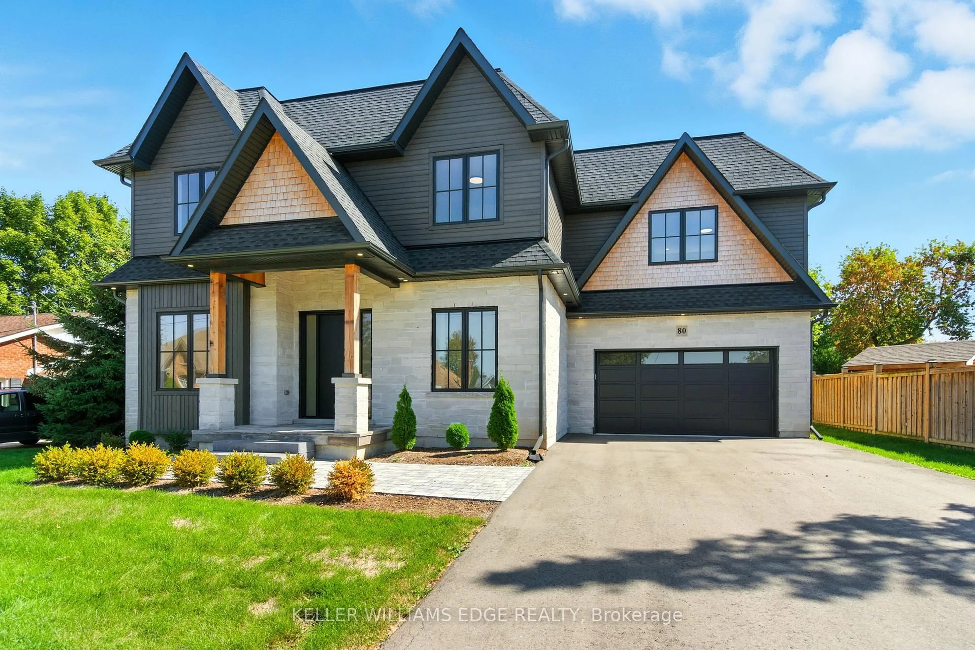 Home with brick exterior material, street for 80 Barton St, Milton Ontario L9T 1C9