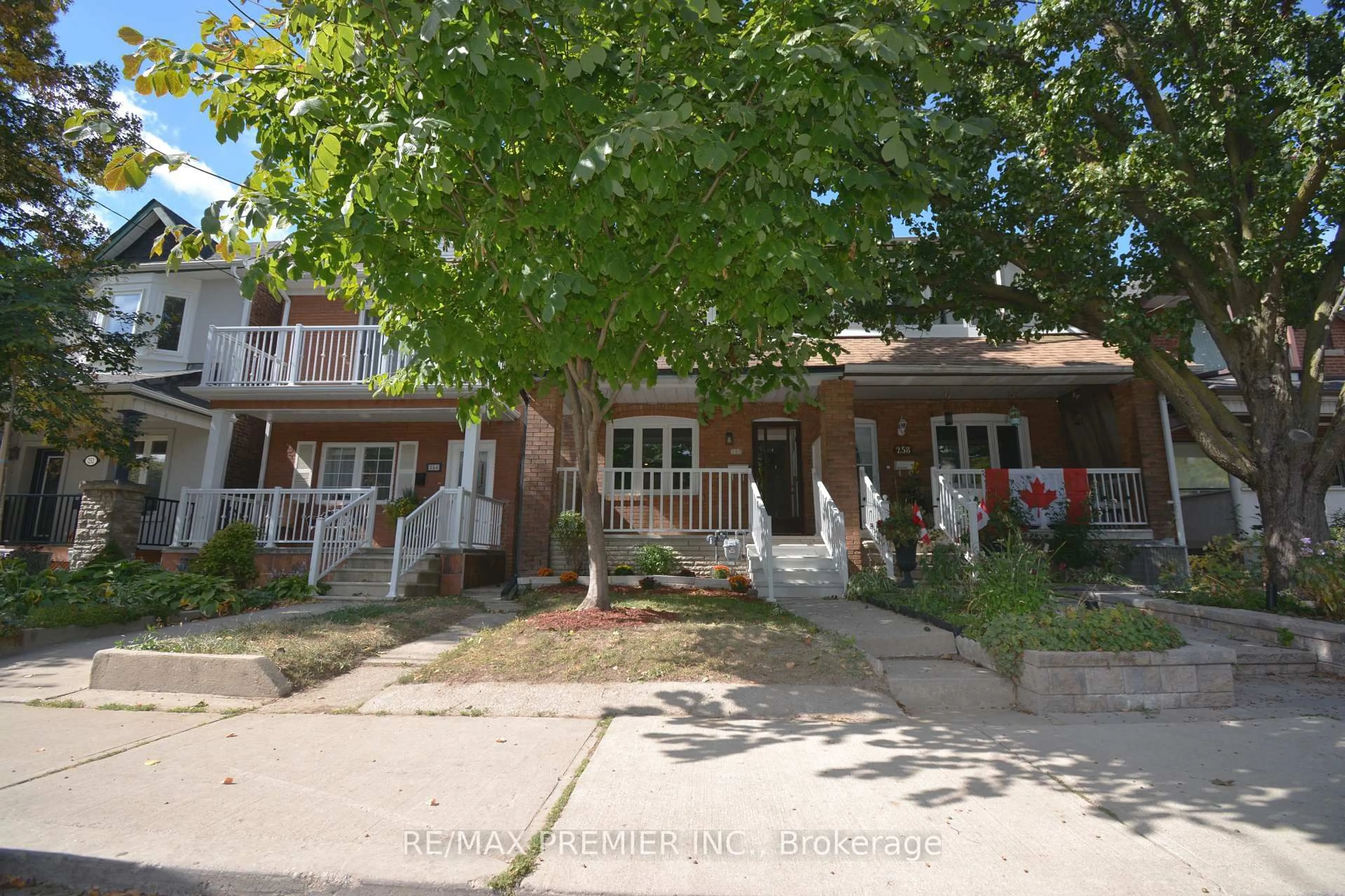 Home with brick exterior material, street for 256 Harvie Ave, Toronto Ontario M6E 4K6