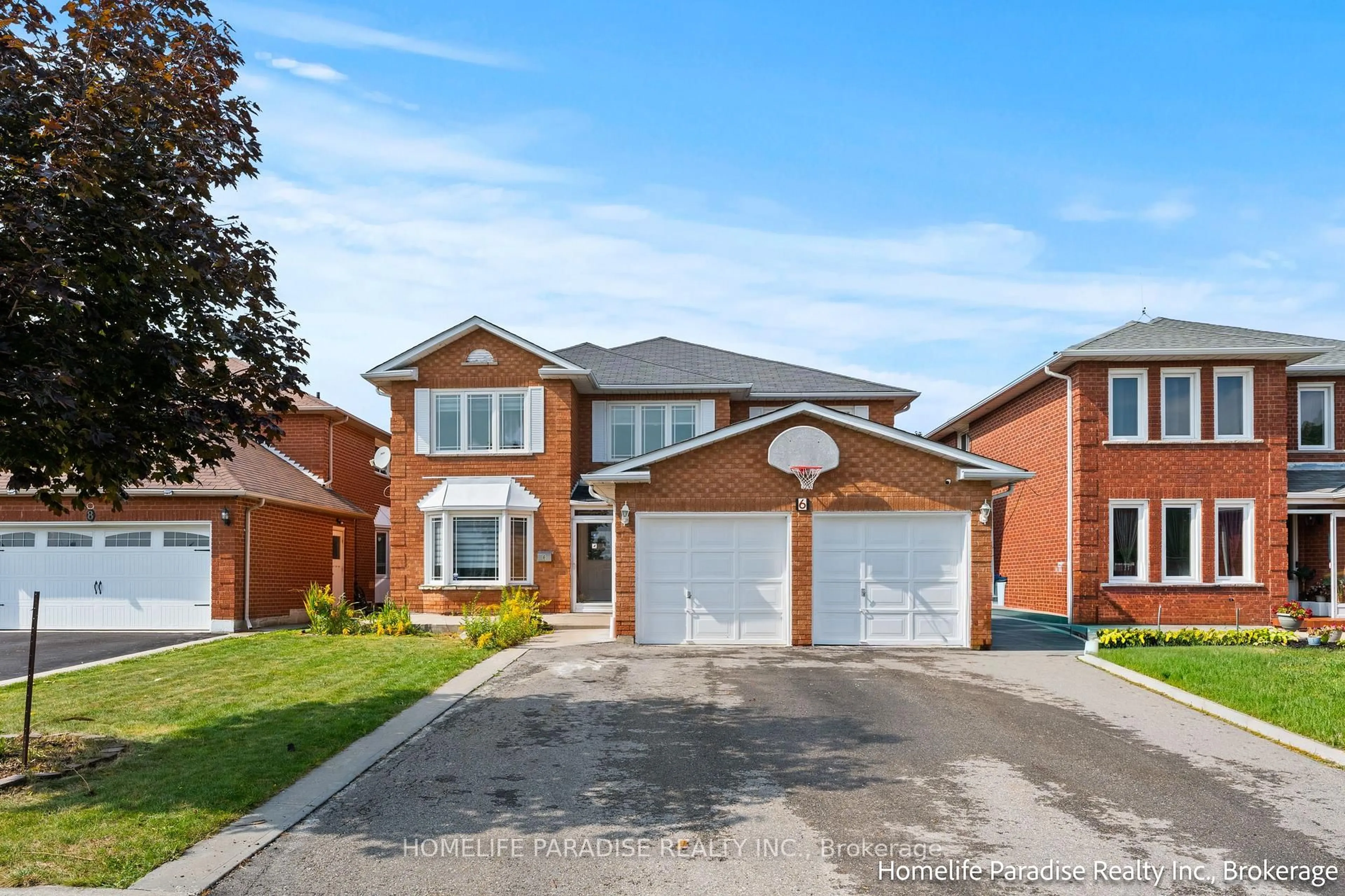 Home with brick exterior material, street for 6 Ivy Lea Crt, Brampton Ontario L6Y 4K6
