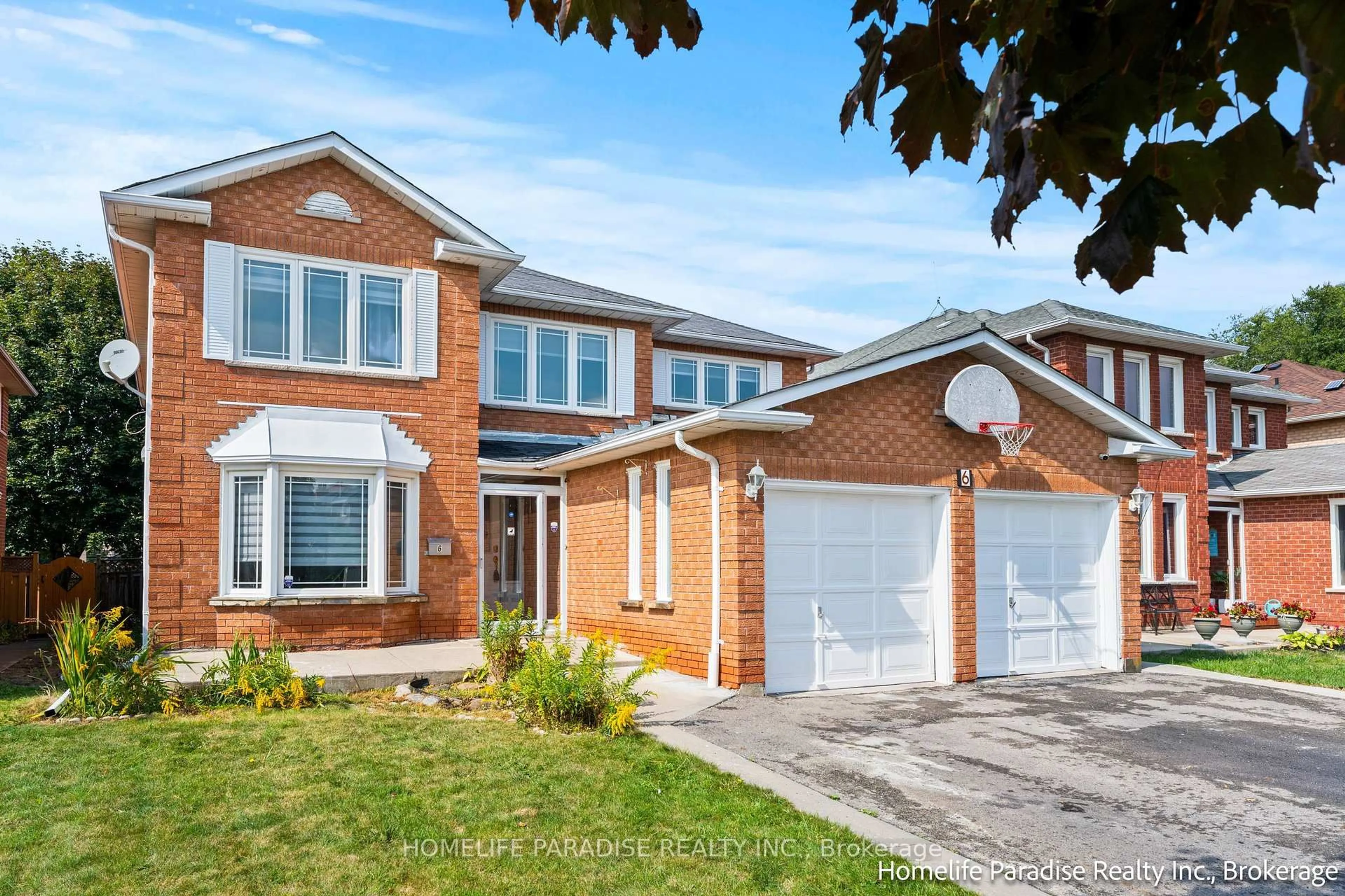 Home with brick exterior material, street for 6 Ivy Lea Crt, Brampton Ontario L6Y 4K6