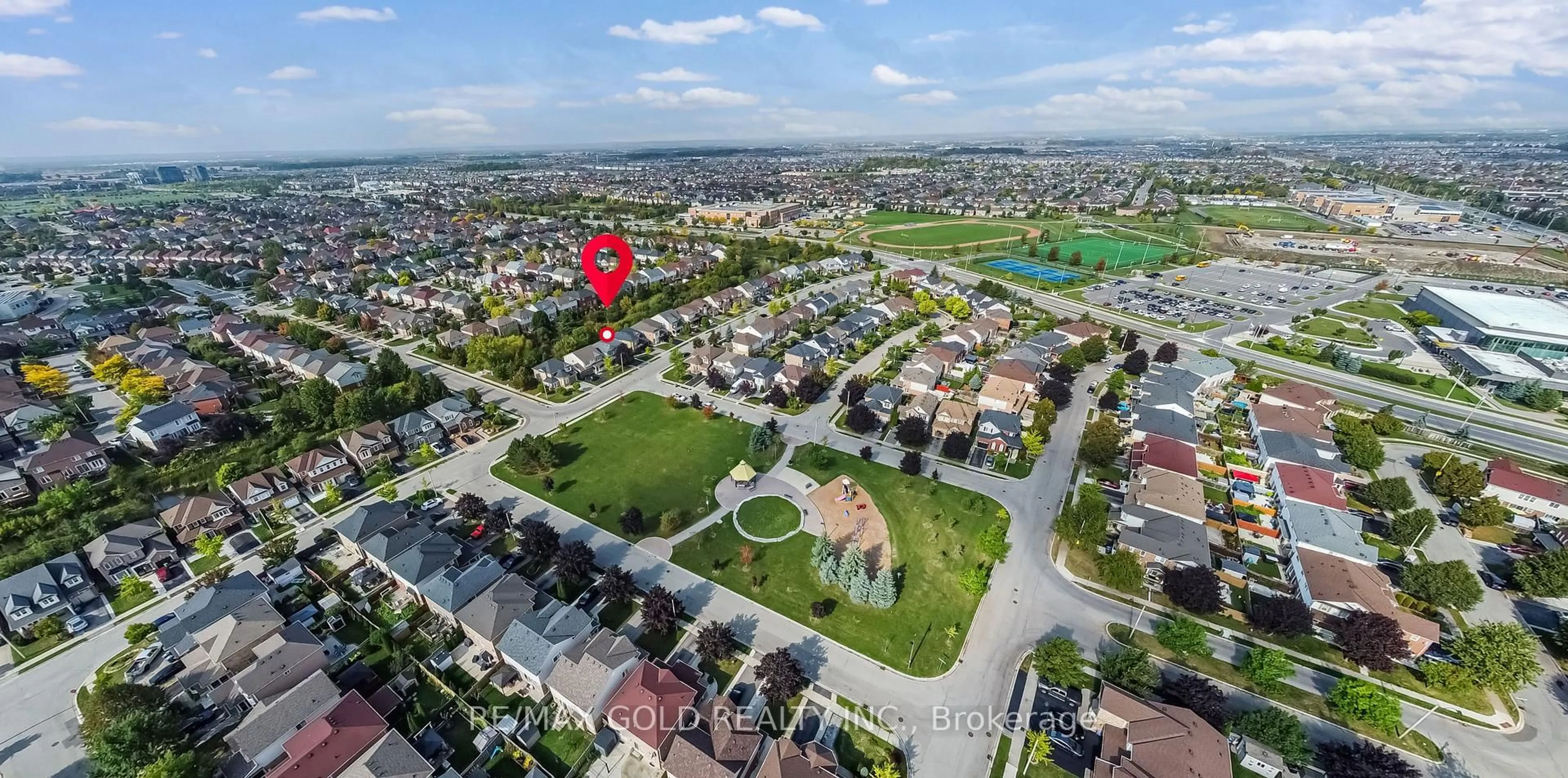 A pic from outside/outdoor area/front of a property/back of a property/a pic from drone, street for 36 Fidelity Ave, Brampton Ontario L7A 2S5