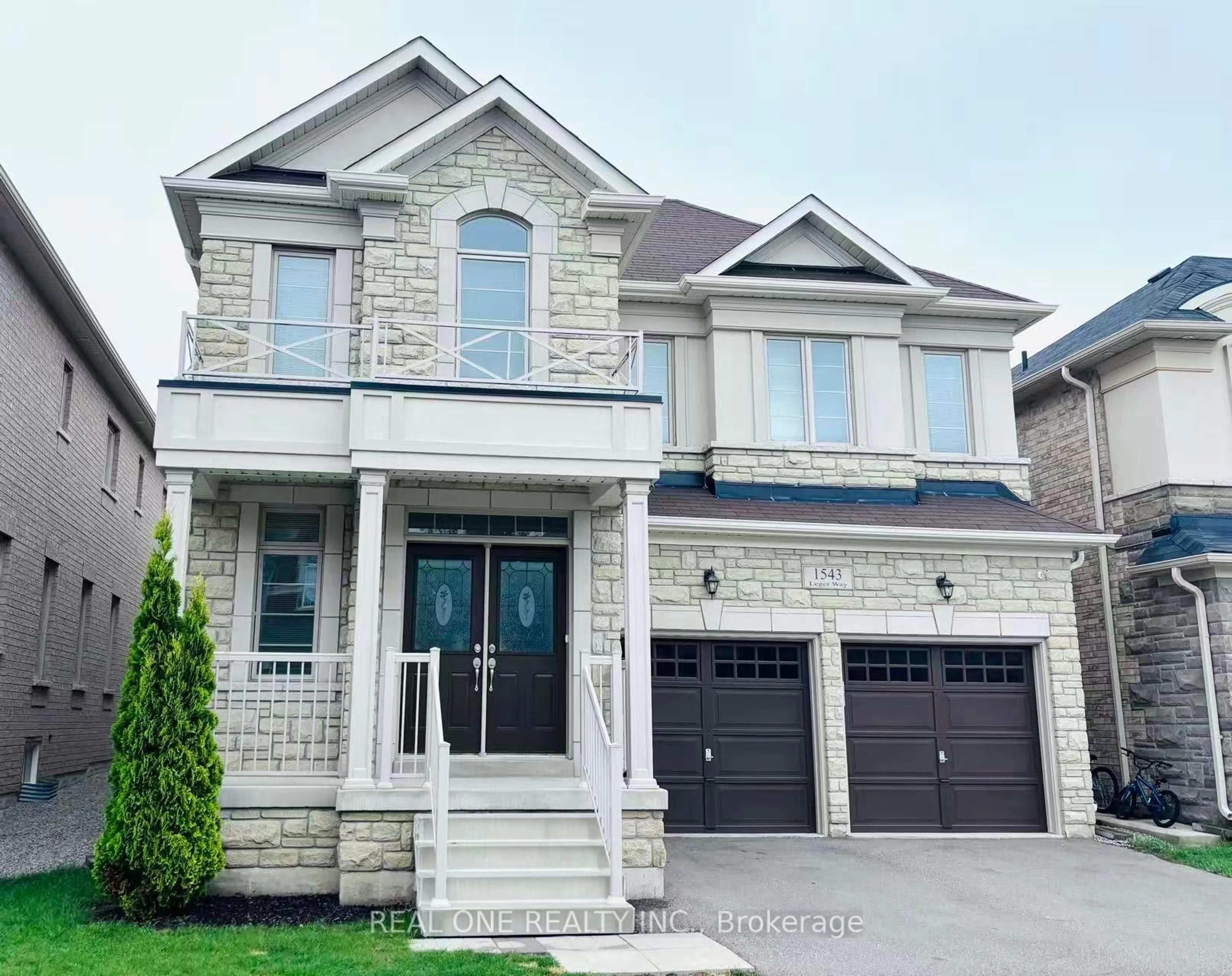 Home with brick exterior material, street for 1543 Leger Way, Milton Ontario L9E 1H4