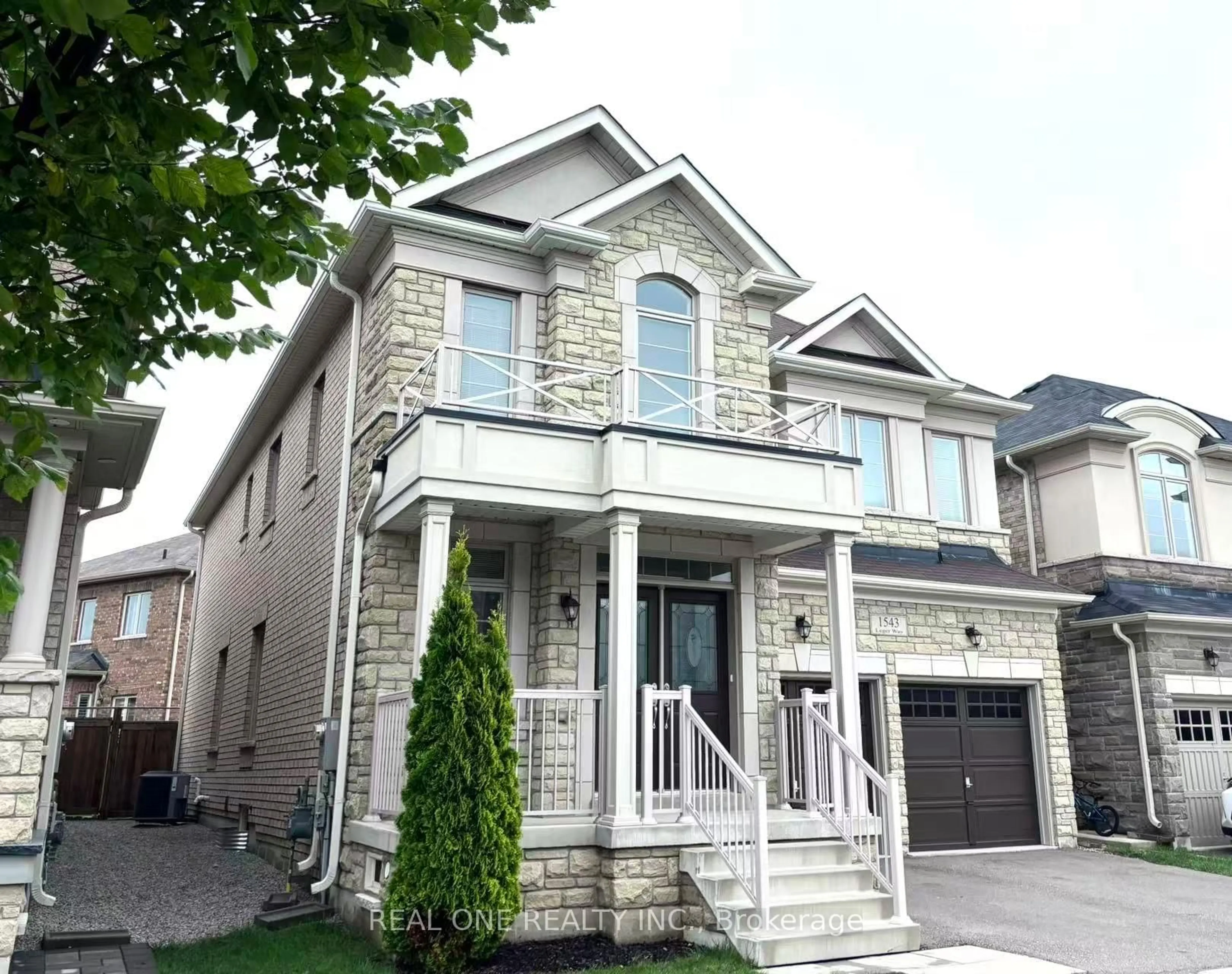 Home with brick exterior material, street for 1543 Leger Way, Milton Ontario L9E 1H4