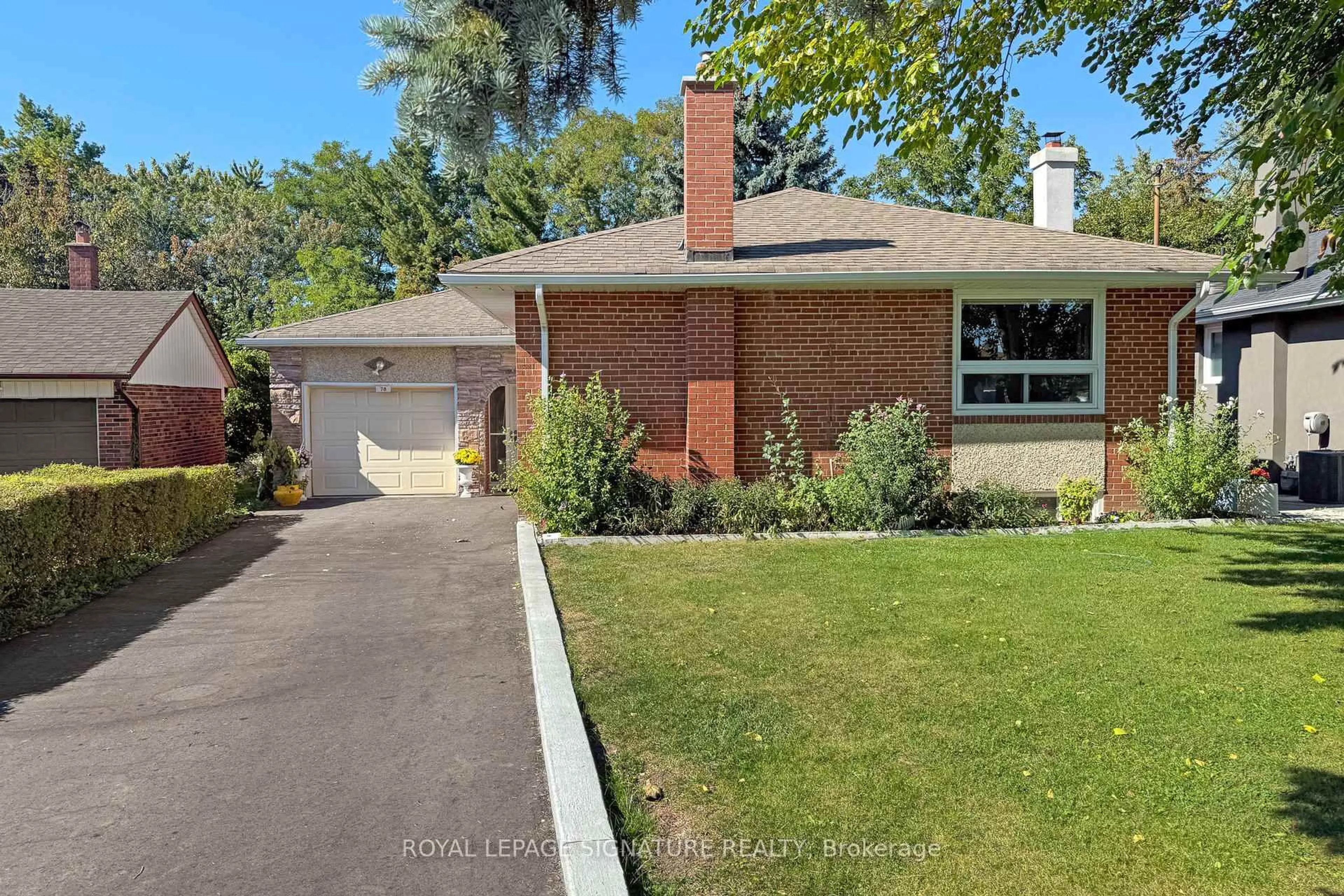 Home with brick exterior material, street for 78 Langholm Dr, Toronto Ontario M3M 2R8