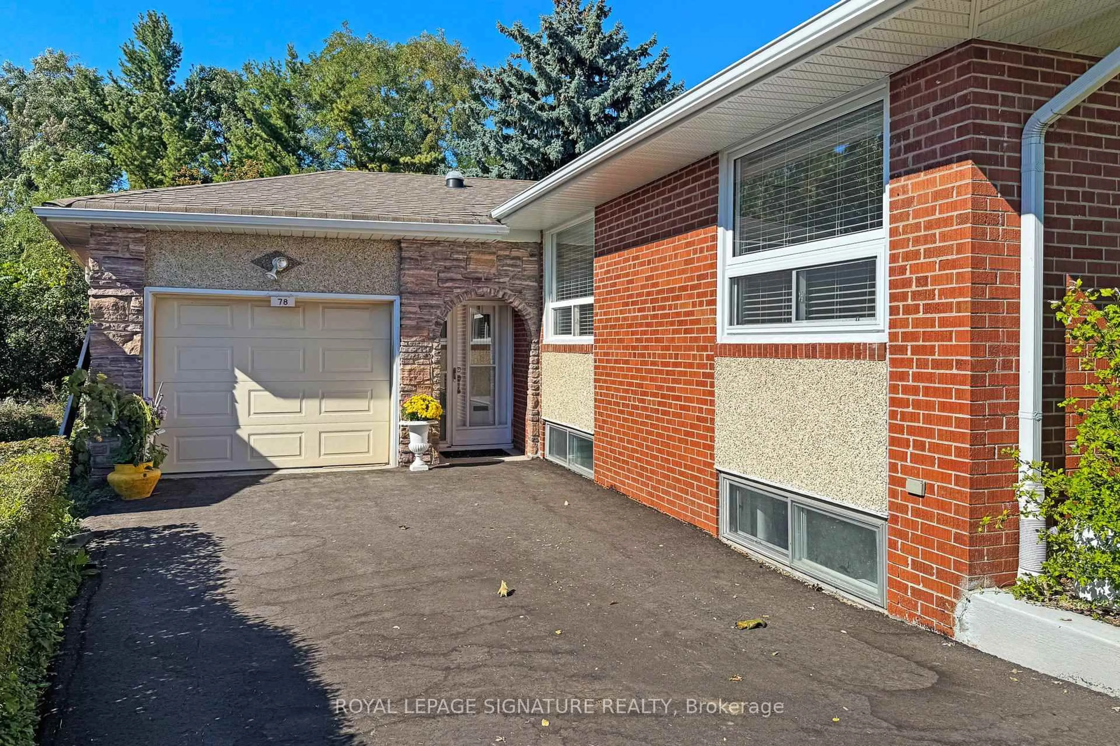Home with brick exterior material, street for 78 Langholm Dr, Toronto Ontario M3M 2R8