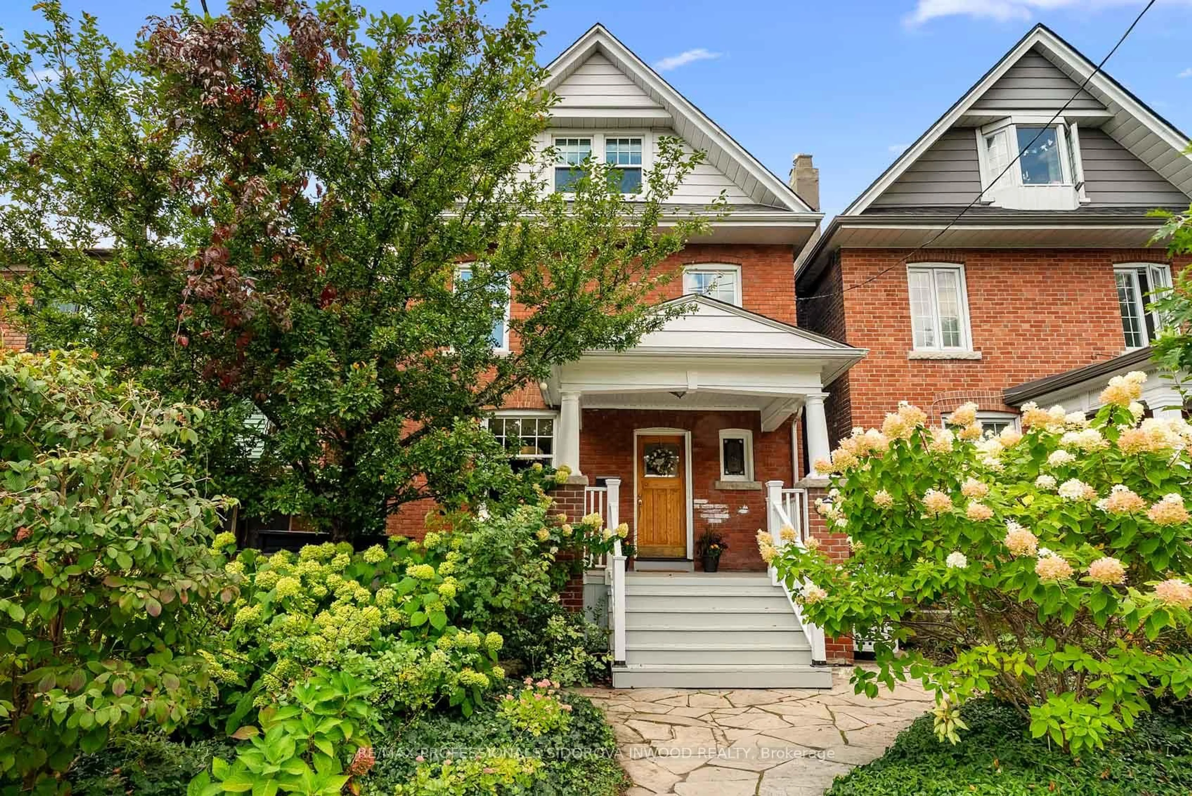 Home with brick exterior material, street for 222 Pacific Ave, Toronto Ontario M6P 2P5