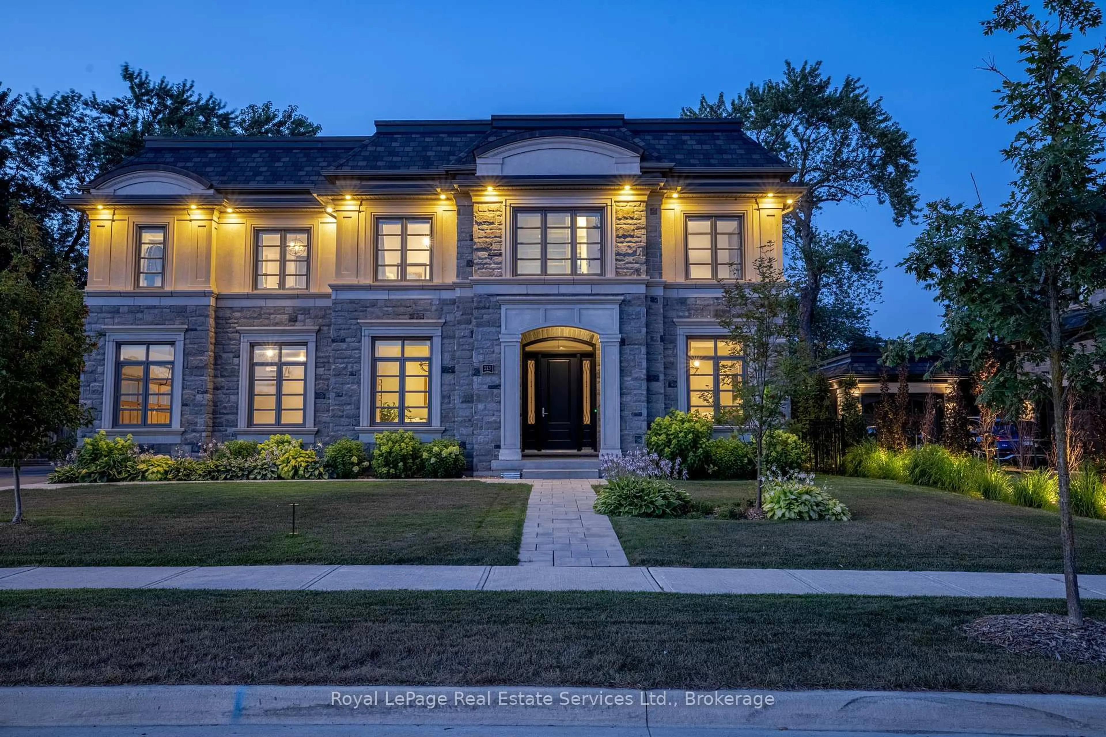 Home with brick exterior material, street for 215 Prince George Cres, Oakville Ontario L6L 0G5