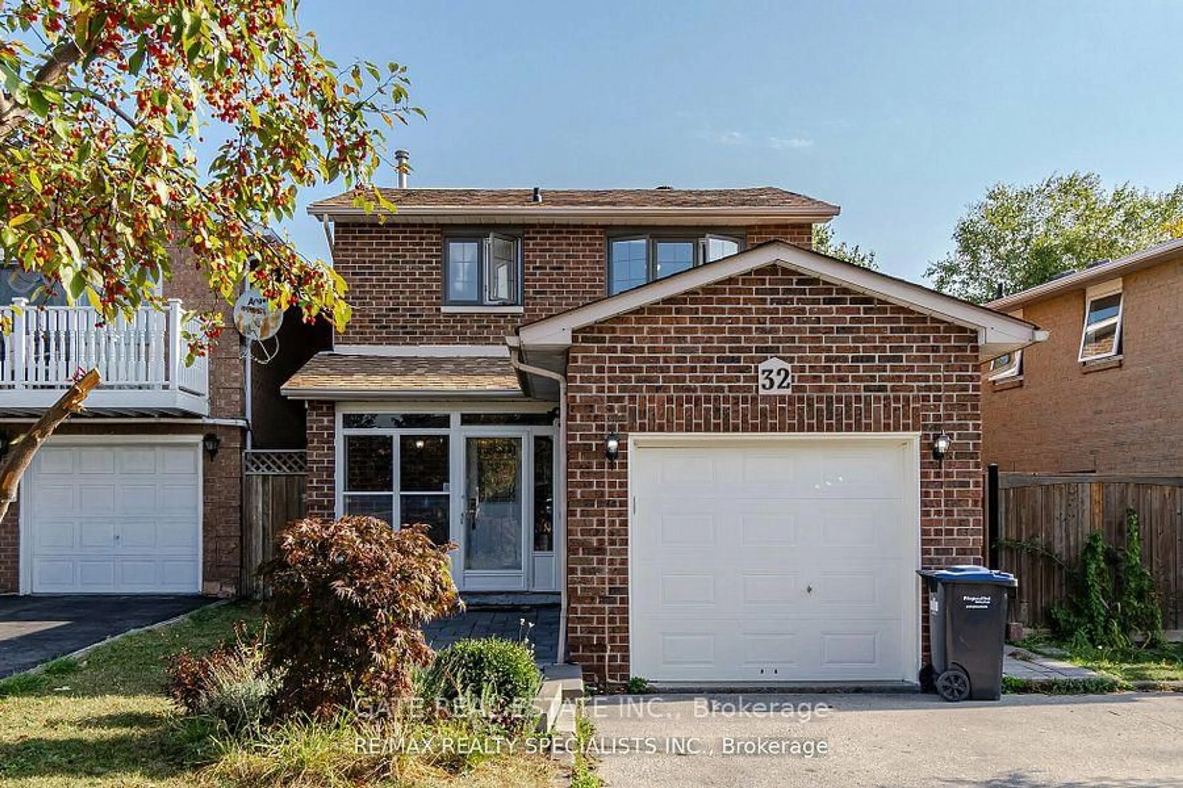 Home with brick exterior material, street for 32 Panda Lane, Brampton Ontario L6S 5B7