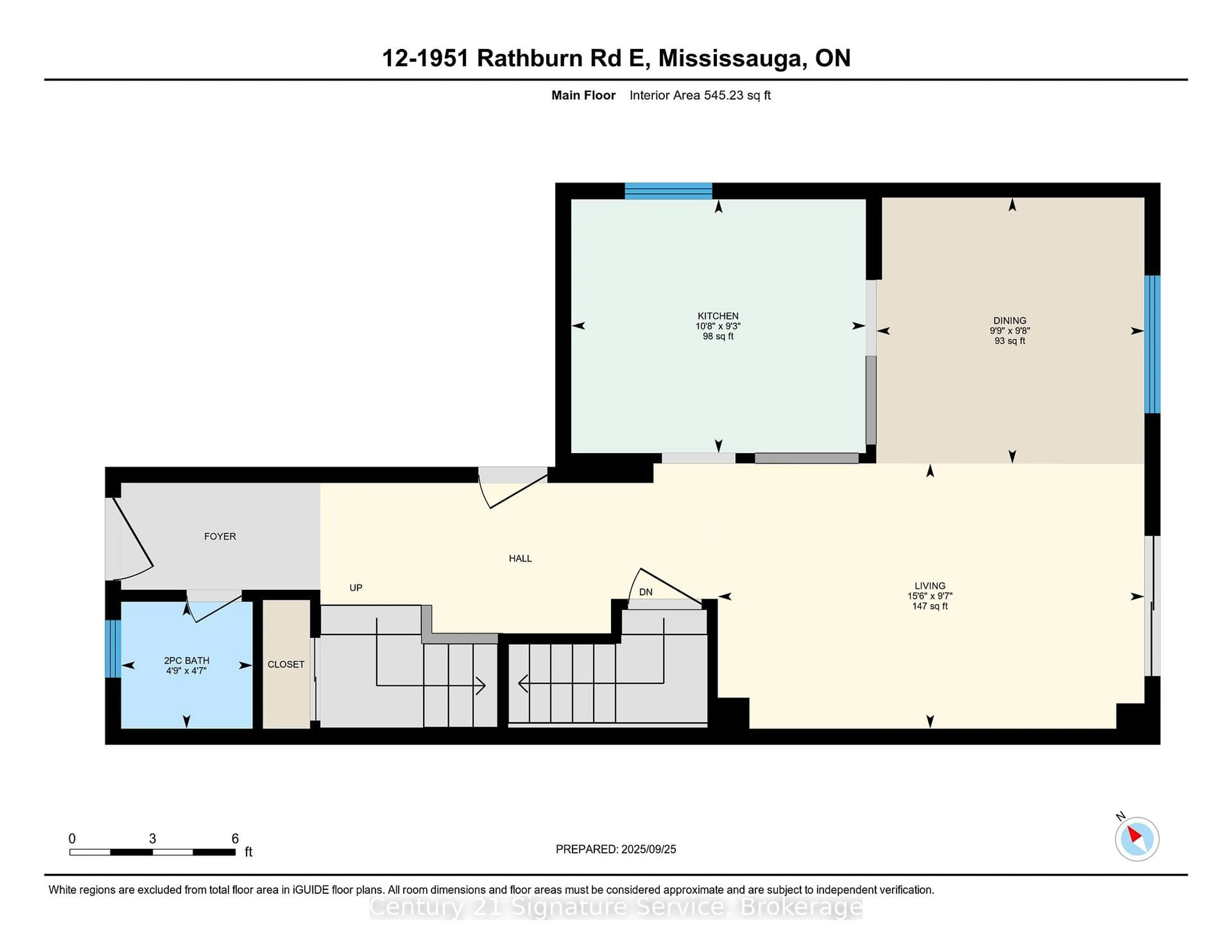 Floor plan for 1951 Rathburn Rd #12, Mississauga Ontario L4W 2N9