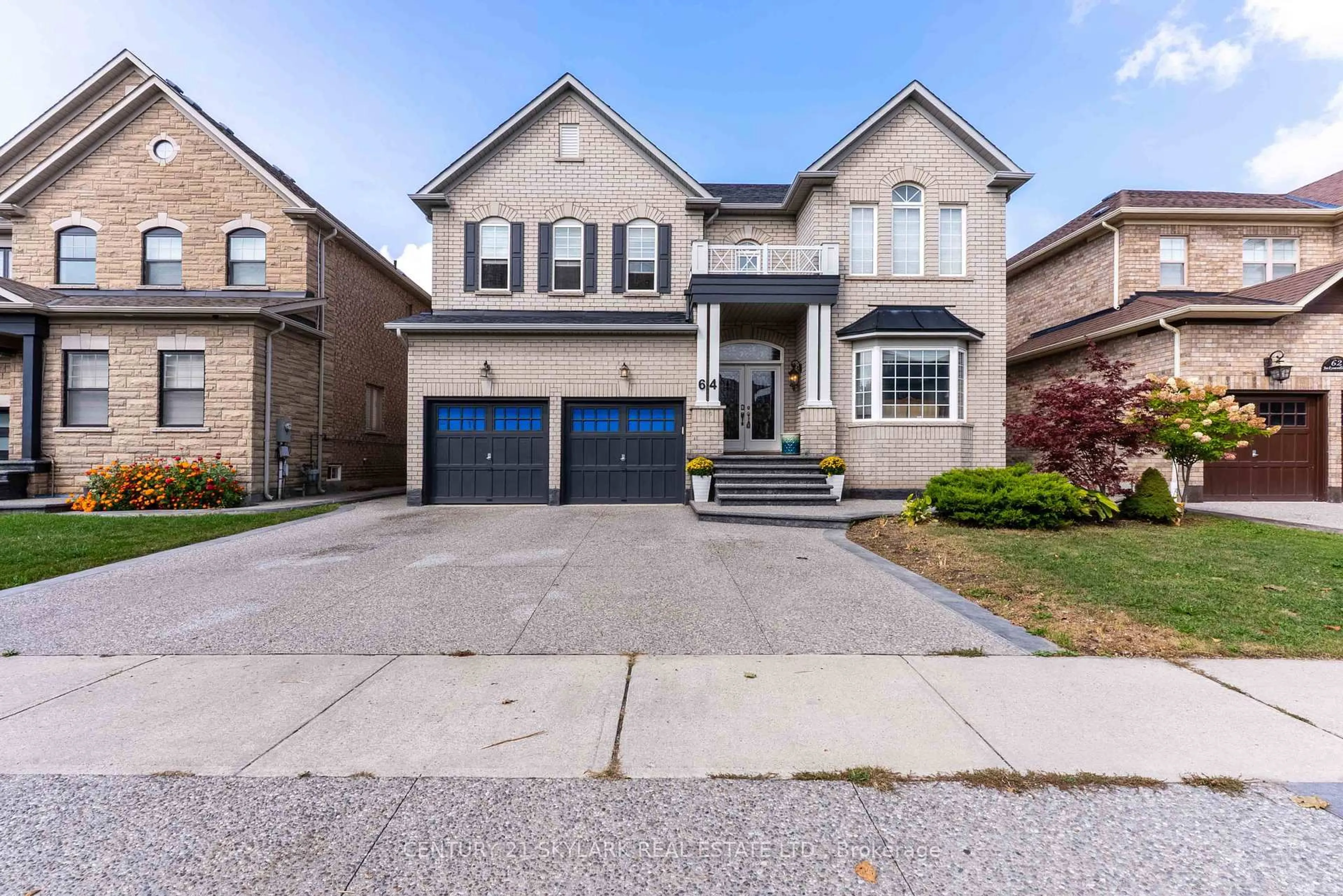 Home with brick exterior material, street for 64 Jacksonville Dr, Brampton Ontario L6P 2Z2