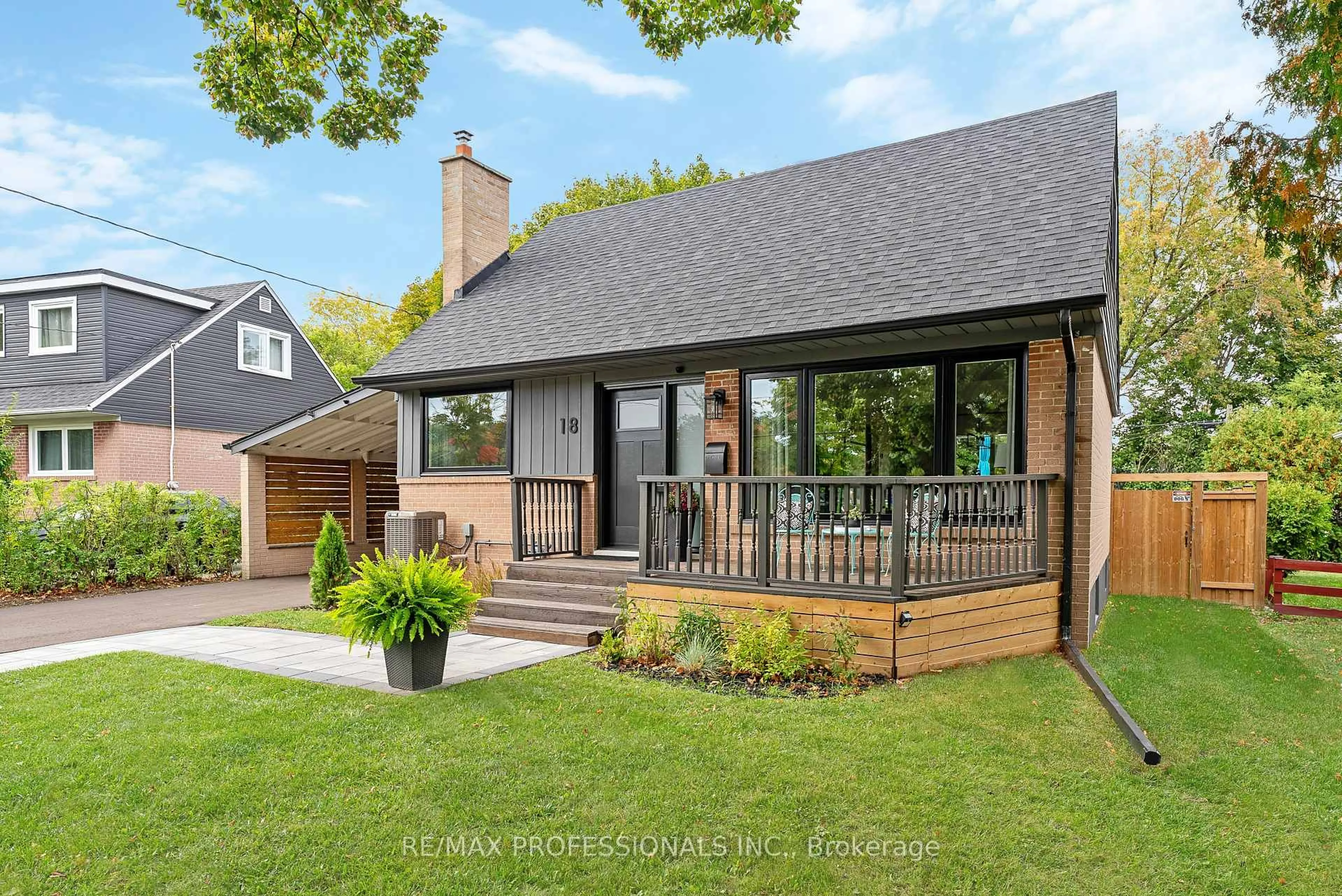 Home with brick exterior material, street for 18 Lavington Dr, Toronto Ontario M9R 2G9