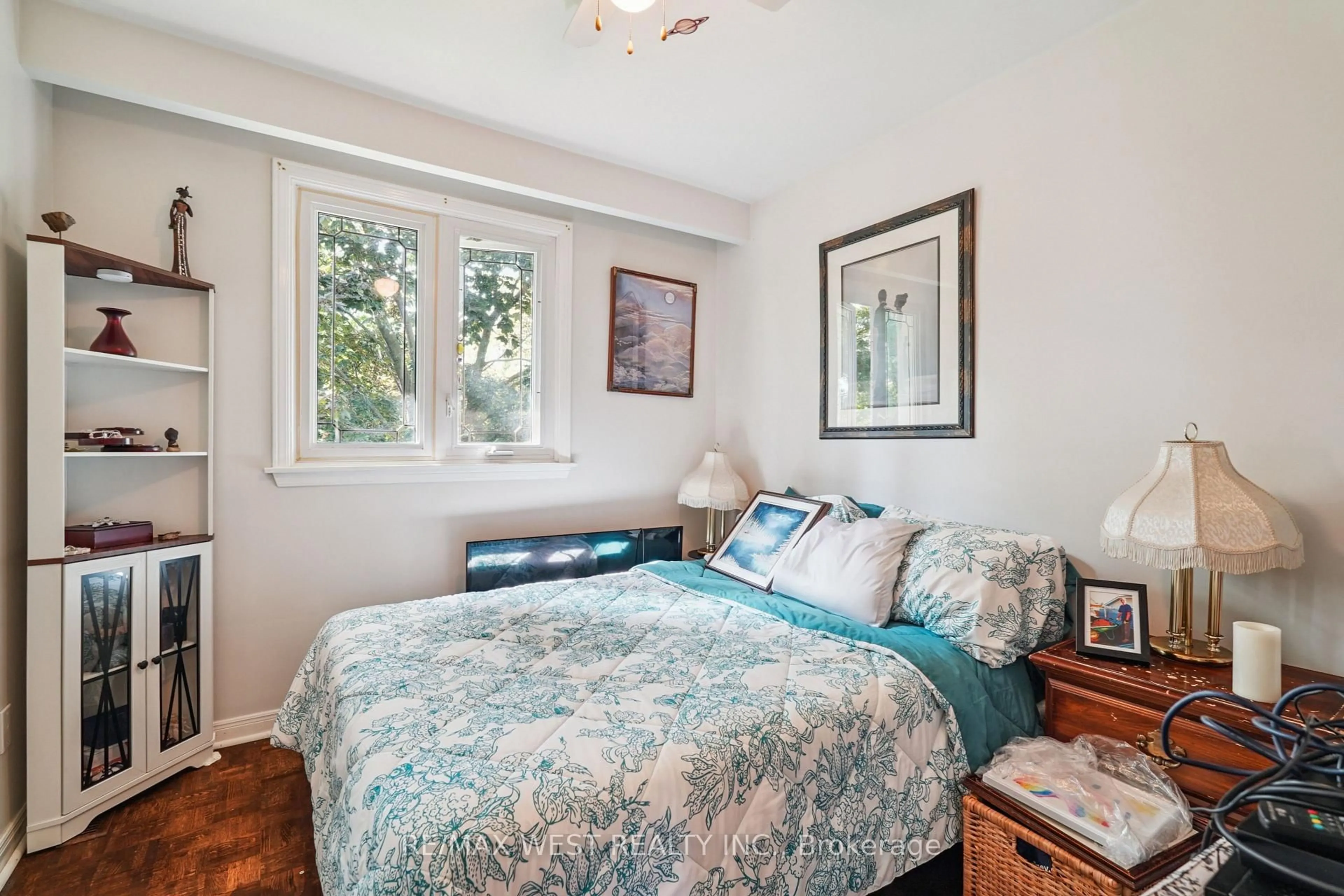 Bedroom with bed, unknown for 52 Old Burnhamthorpe Rd #2, Toronto Ontario M9C 3J5