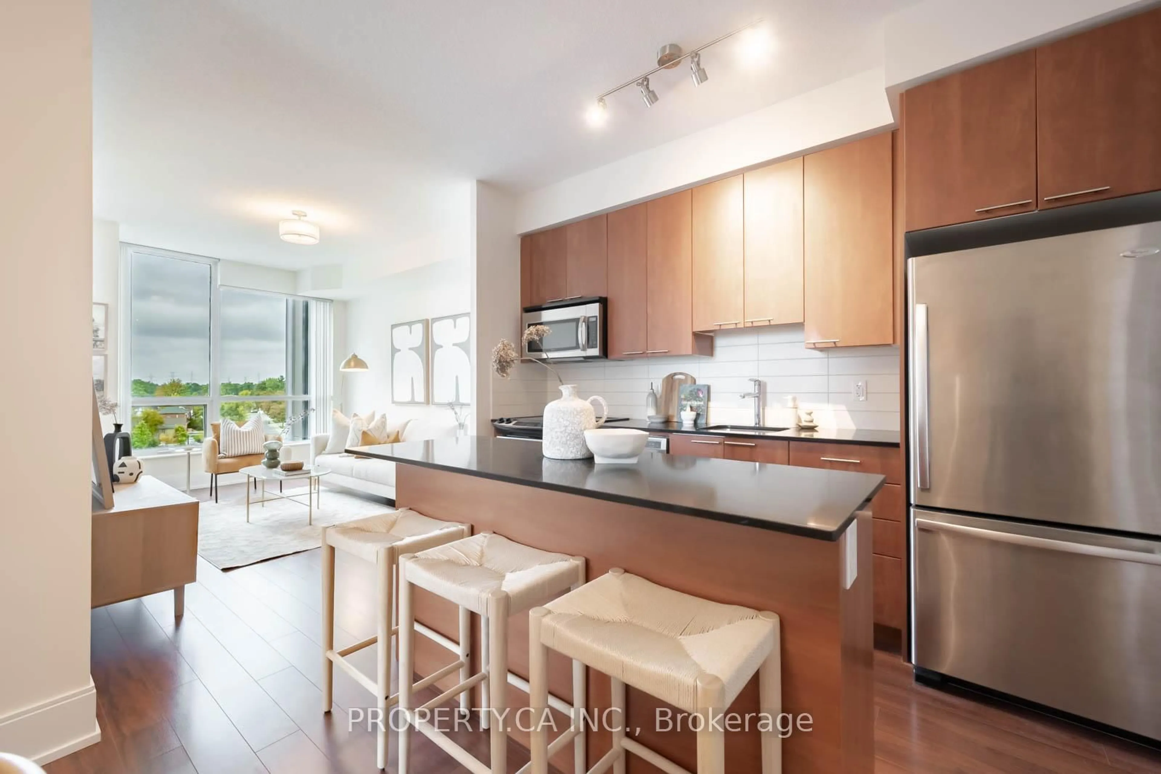 Open concept kitchen, unknown for 15 Viking Lane #704, Toronto Ontario M9B 0A4