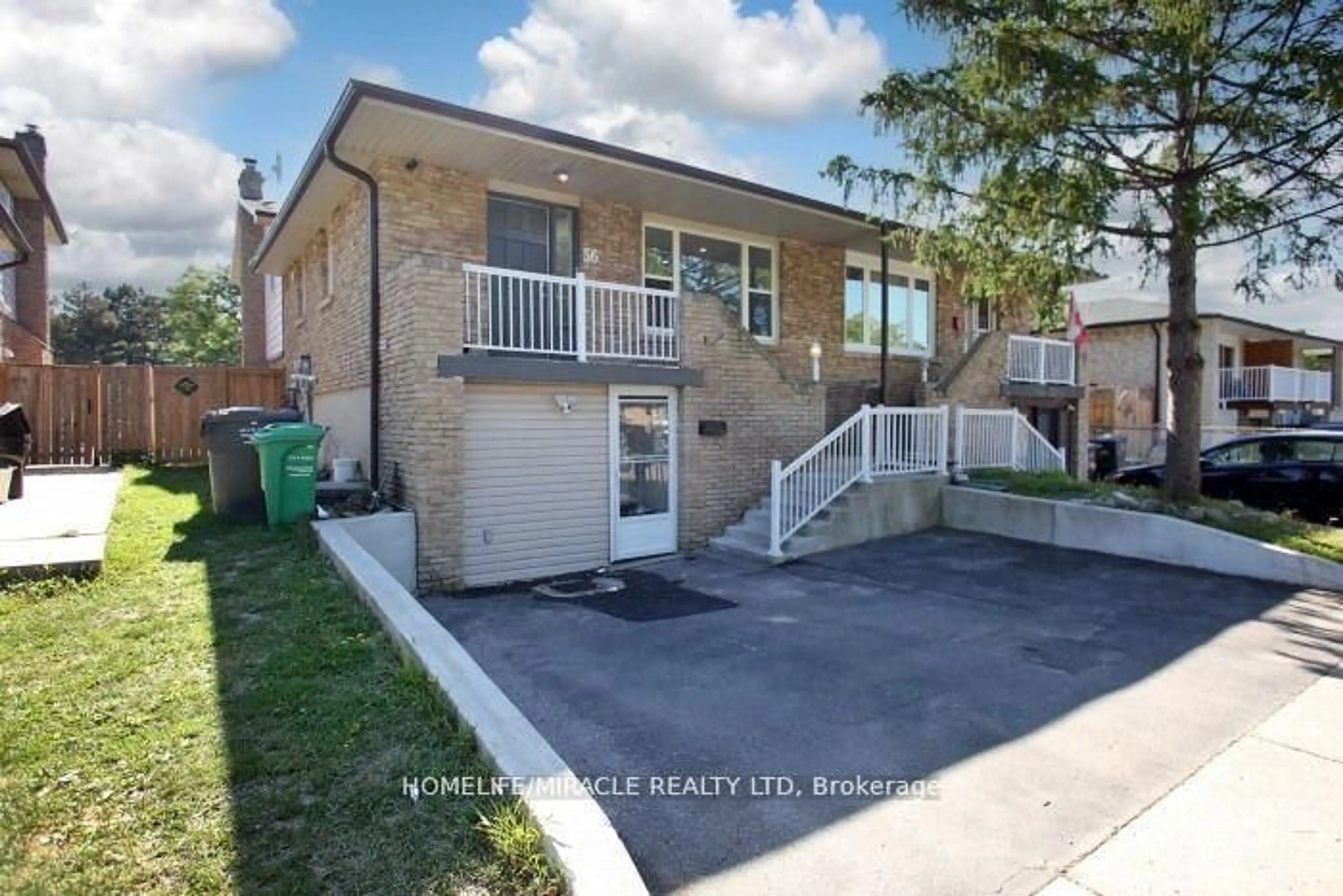 Home with brick exterior material, street for 56 Abell Dr, Brampton Ontario L6V 2V8