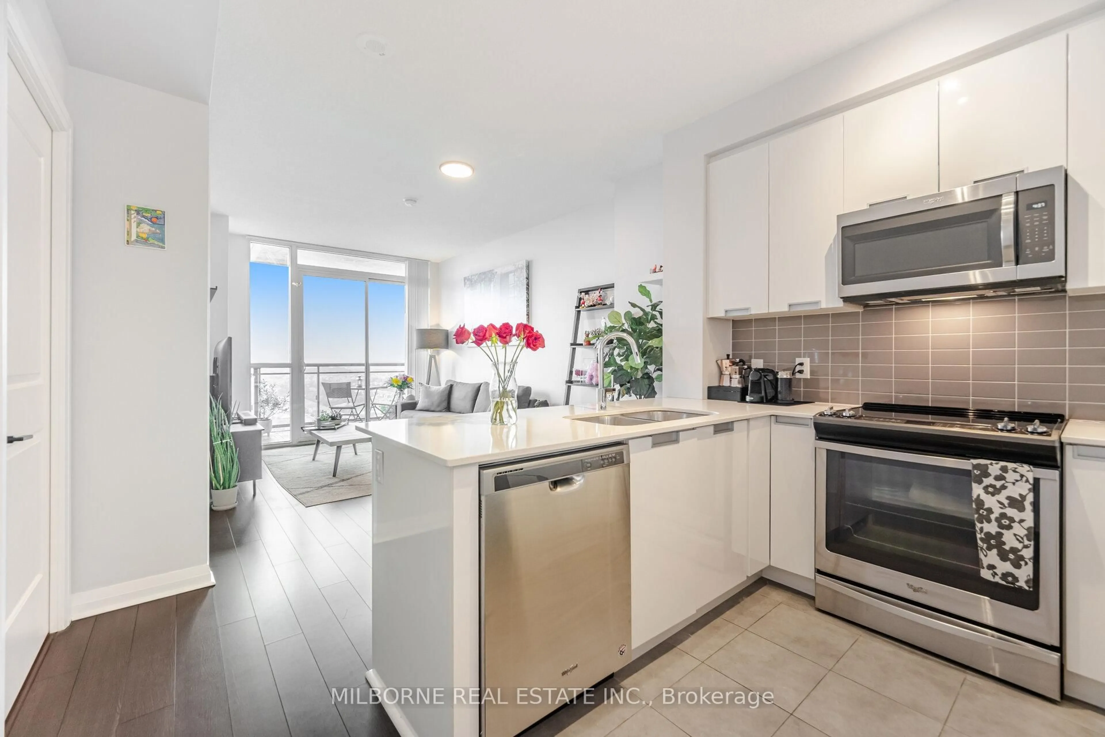 Open concept kitchen, unknown for 5025 Four Springs Ave #2208, Mississauga Ontario L5R 0G5