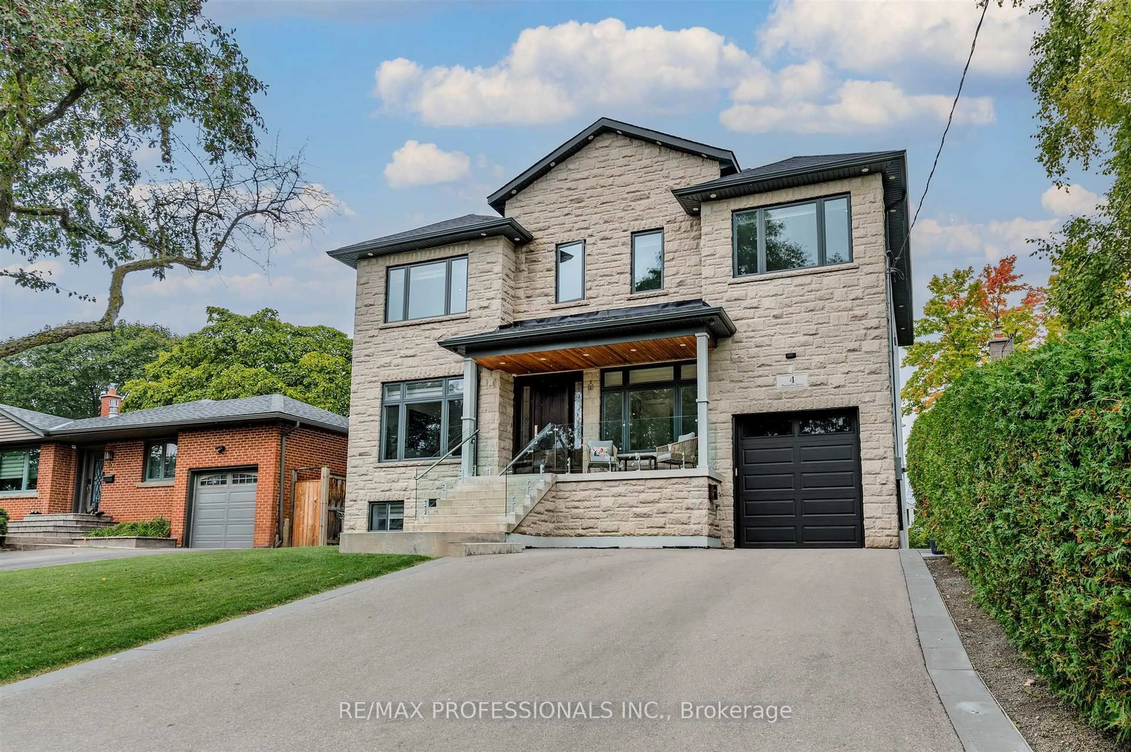 Home with brick exterior material, street for 4 Dunrobin Dr, Toronto Ontario M9B 2S9